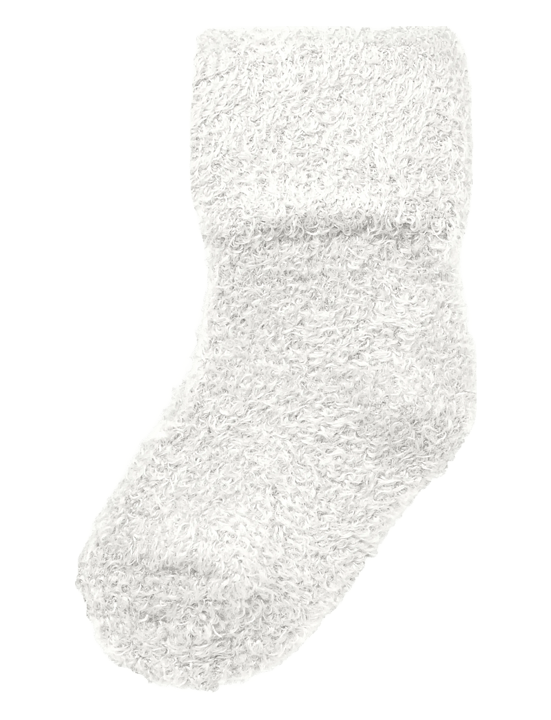 name it - NBFOLLA TERRY FLUFFY SOCK - sokid - cloud dancer - 0