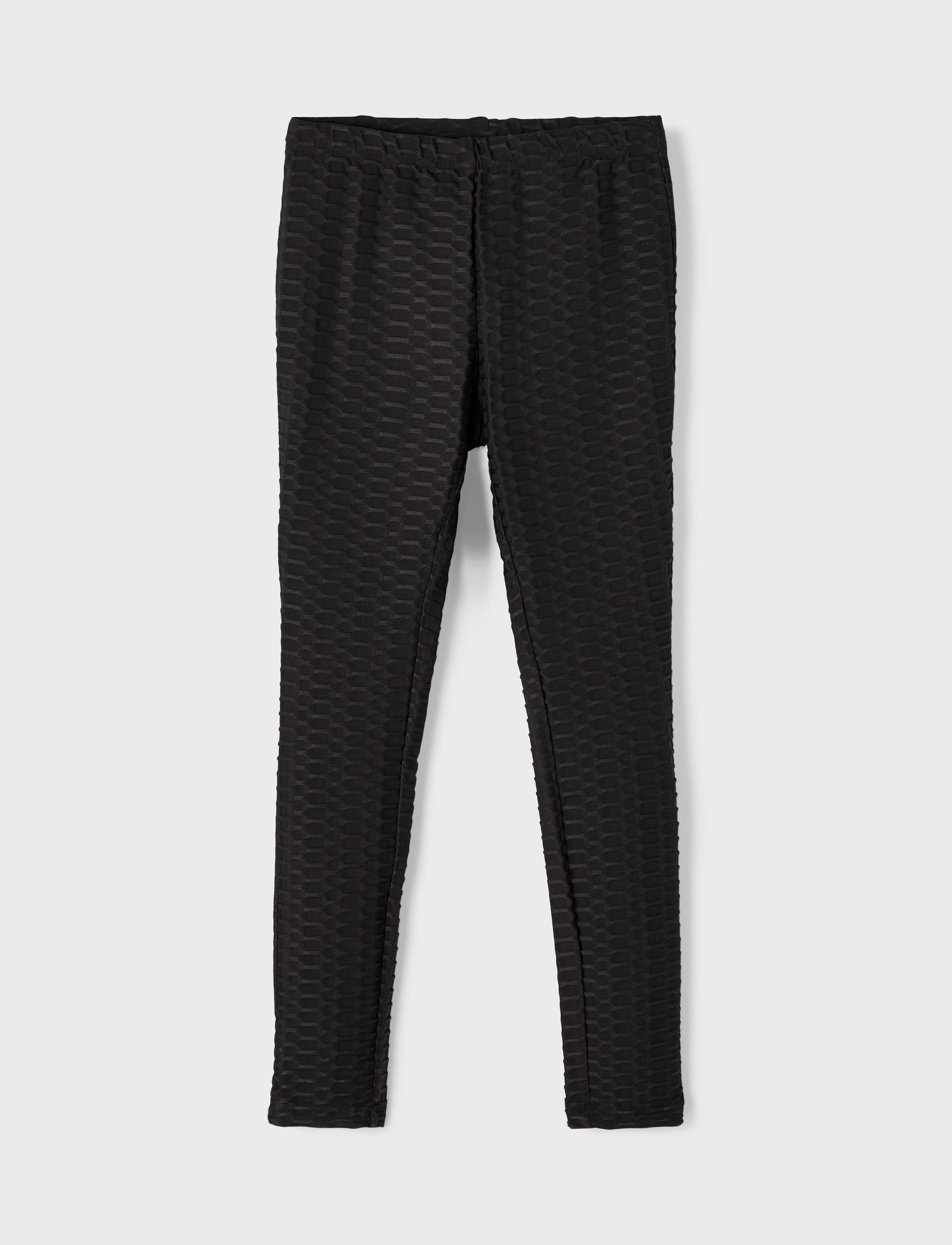 name it Nkfovise Legging Noos, 92, Unterteile, Schwarz - Leggings, Kinder