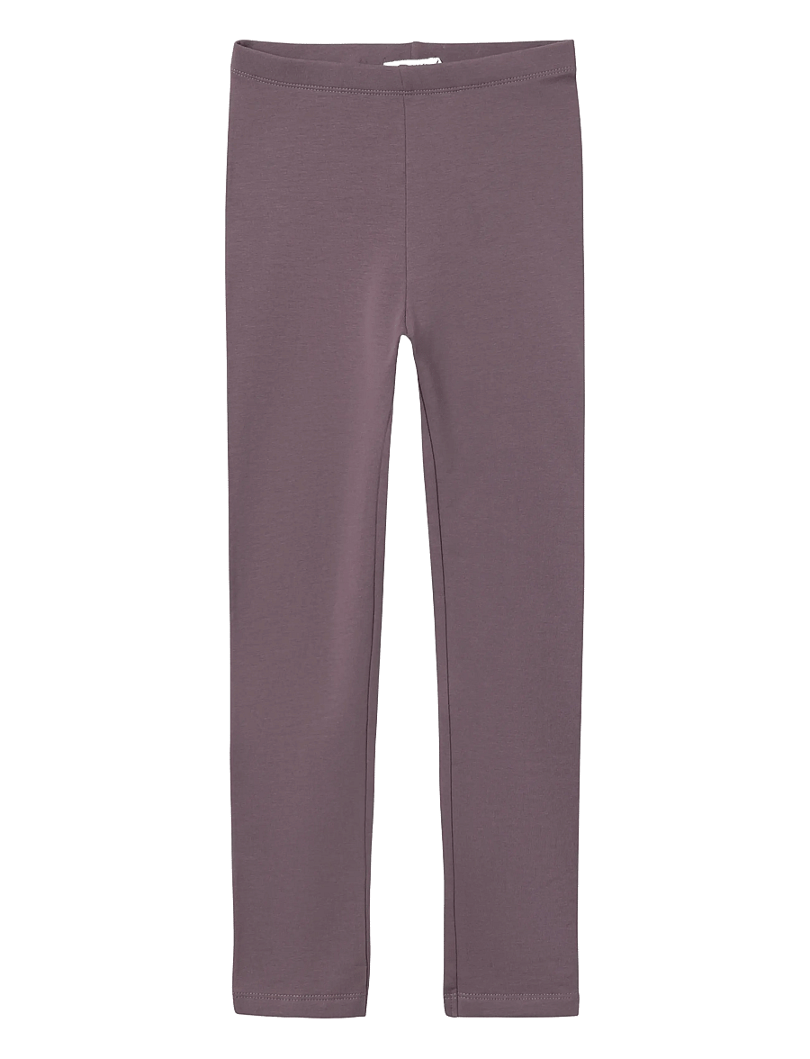 name it - NKFDAVINA SOLID SWE LEGGING BRU N NOOS - retuusid - arctic dusk - 0