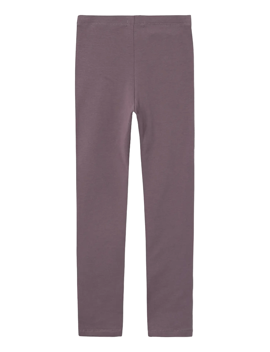 name it - NKFDAVINA SOLID SWE LEGGING BRU N NOOS - retuusid - arctic dusk - 1