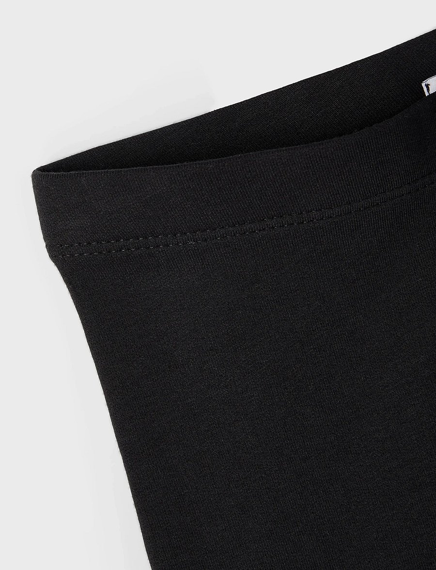 name it - NKFDAVINA SOLID SWE LEGGING BRU N NOOS - leggings - black - 5