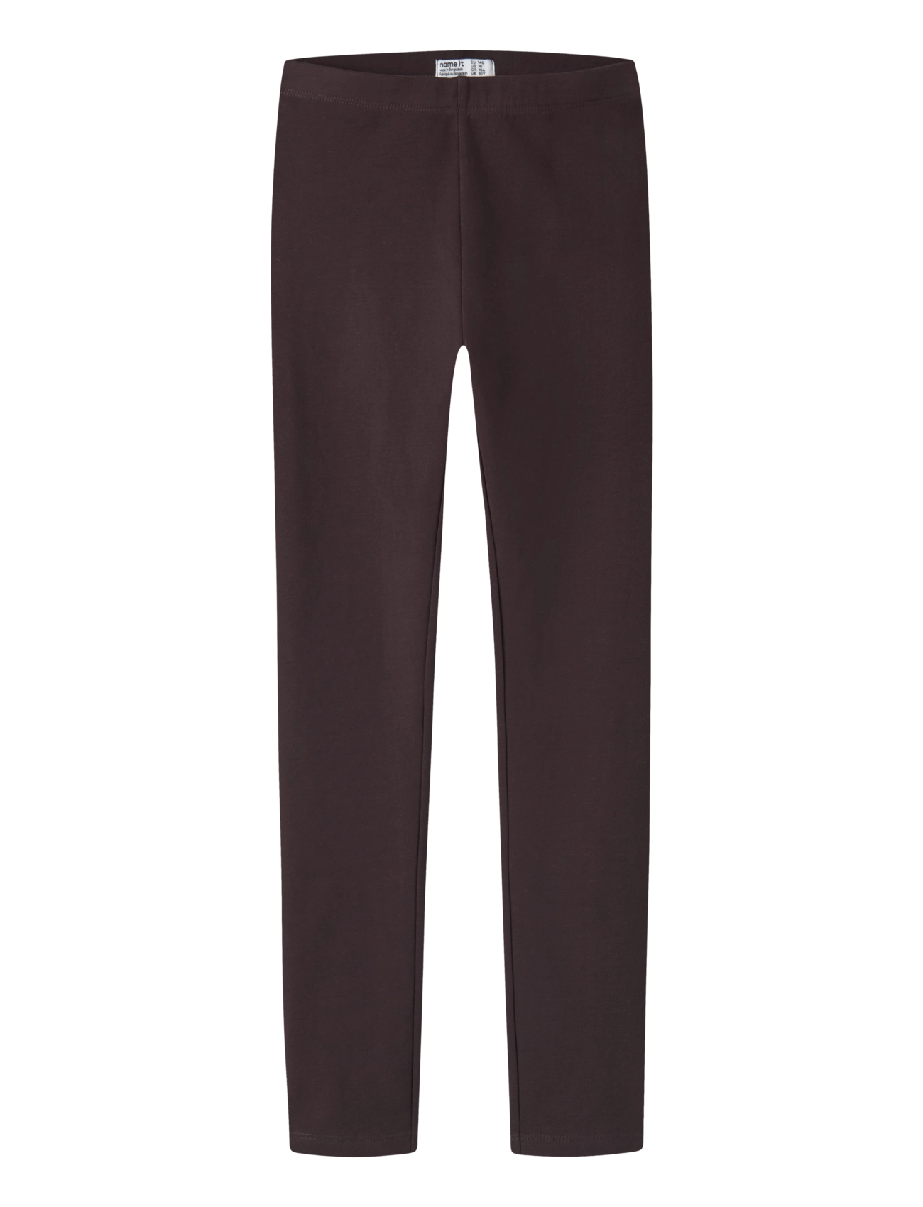 name it NKFDAVINA SOLID SWE LEGGING  BRU N NOOS - Leggings - CHOCOLATE PLUM / brown