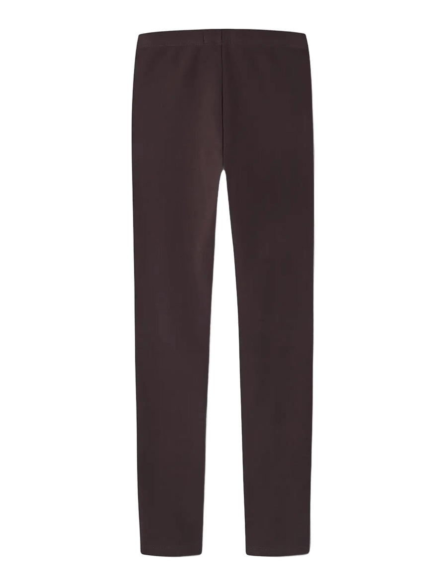 name it - NKFDAVINA SOLID SWE LEGGING BRU N NOOS - leggings - chocolate plum - 1