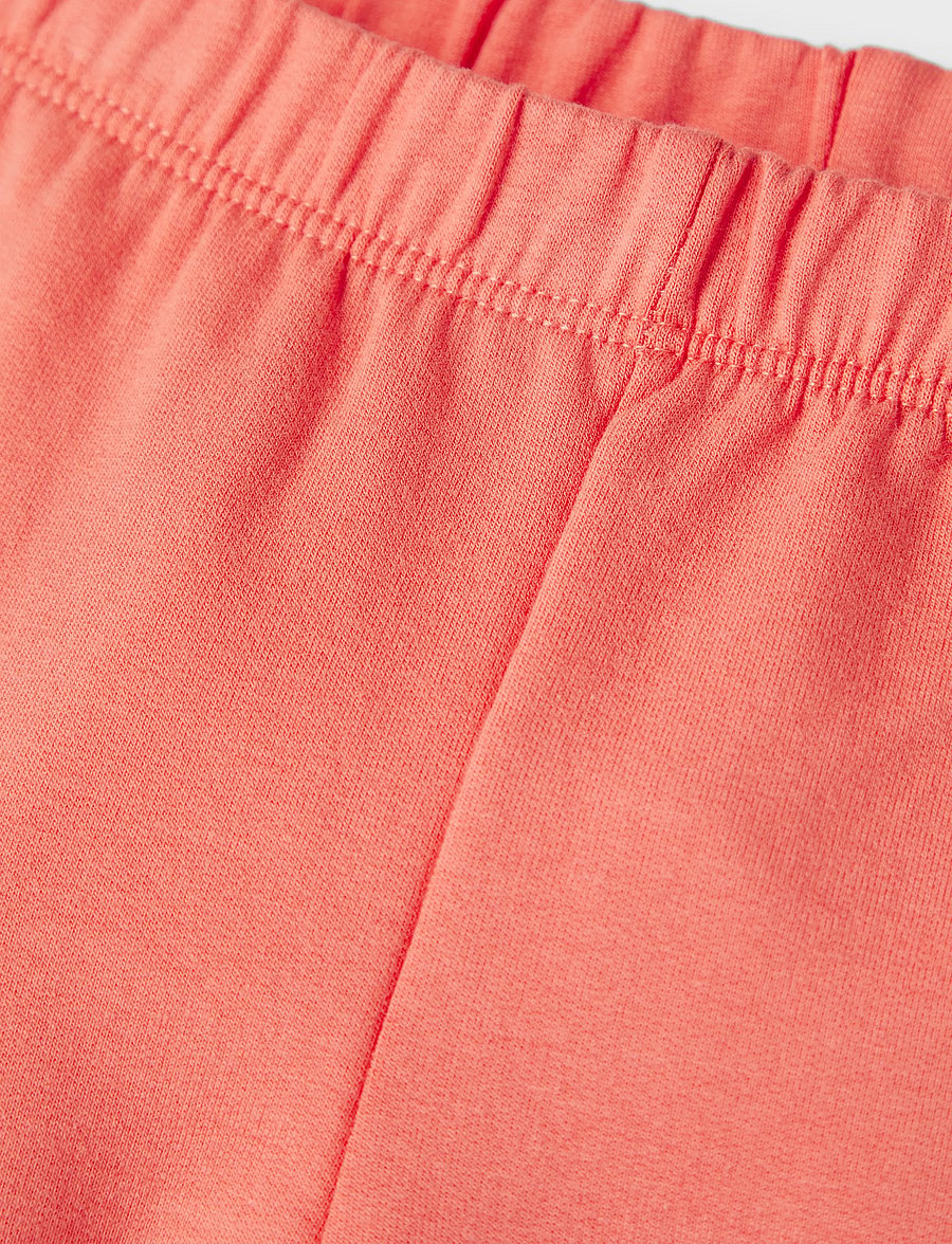 name it - NKFDAVINA SOLID SWE LEGGING BRU N NOOS - leggings - crabapple - 0