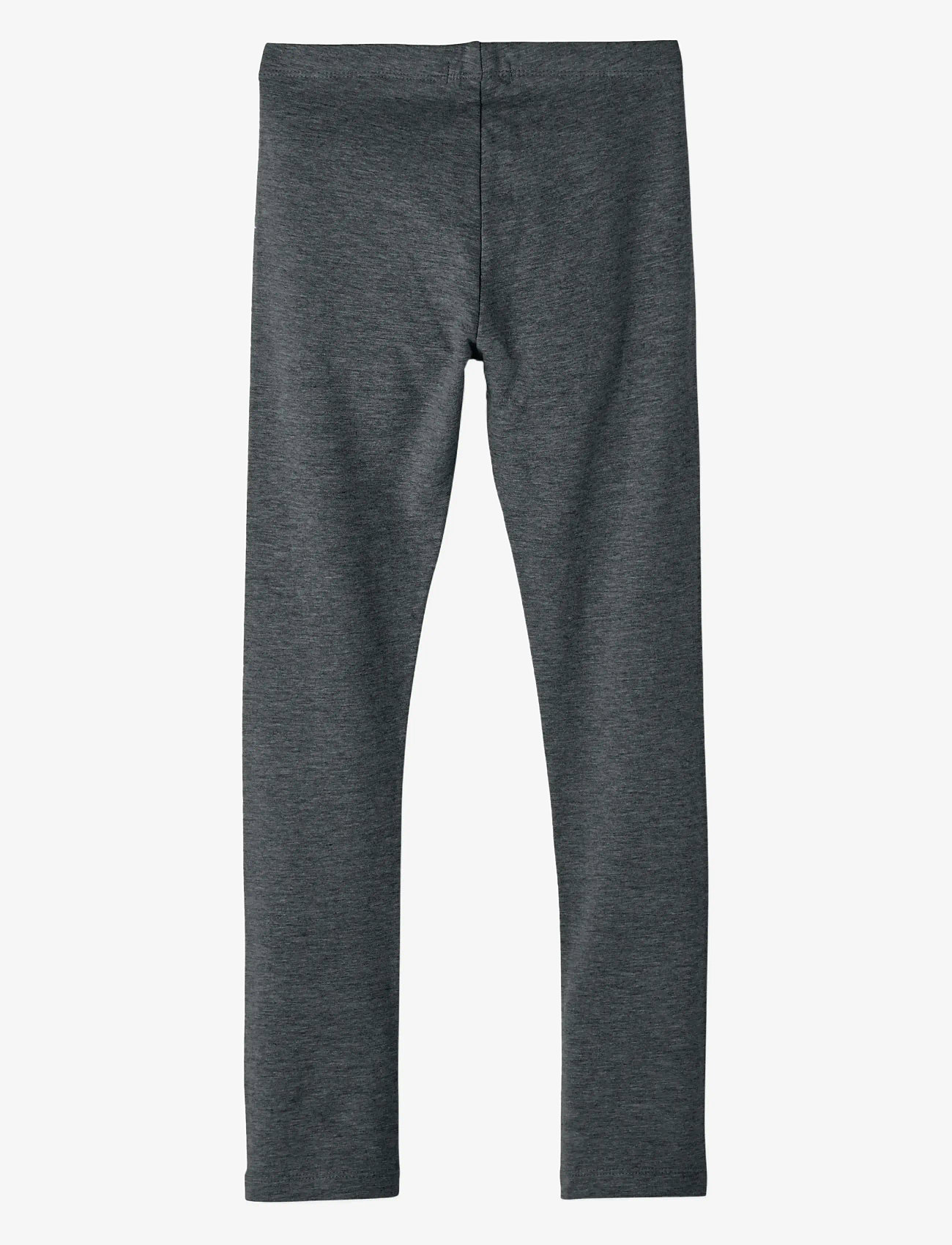 name it - NKFDAVINA SOLID SWE LEGGING  BRU N NOOS - leggings - dark grey melange - 1