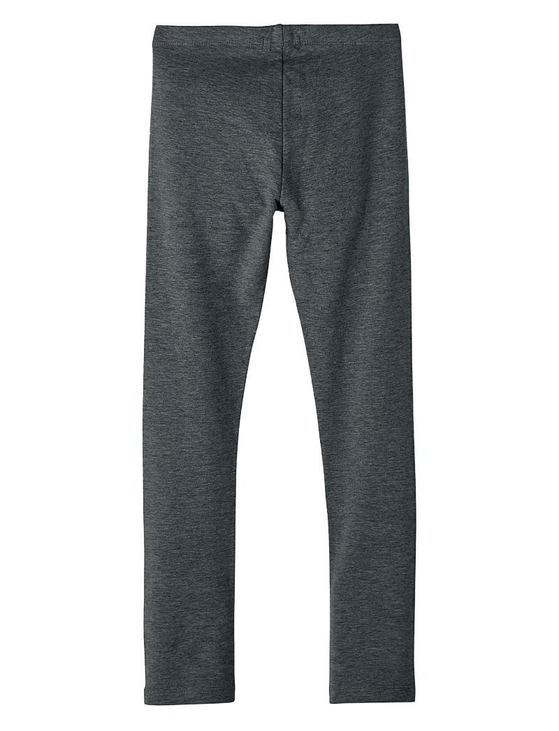 name it - NKFDAVINA SOLID SWE LEGGING BRU N NOOS - leggings - dark grey melange - 1