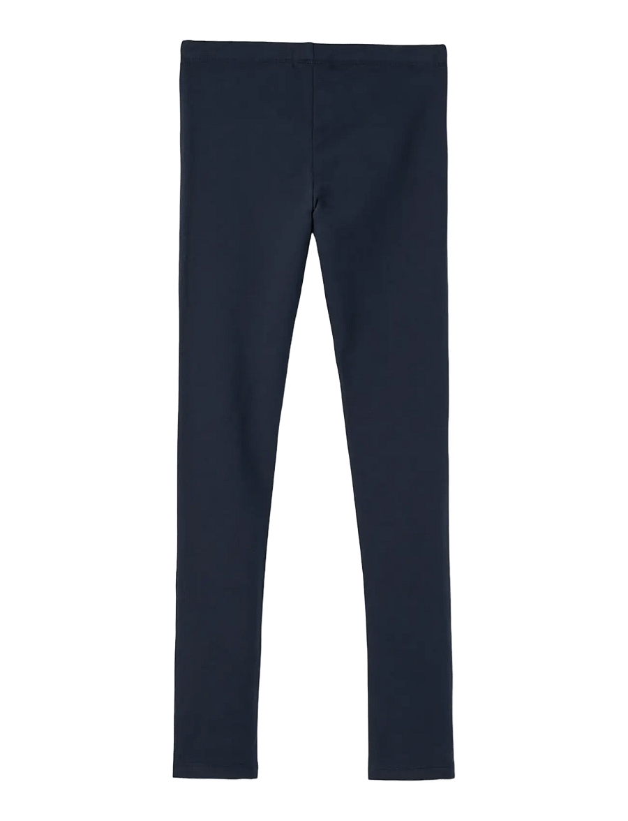 name it - NKFDAVINA SOLID SWE LEGGING BRU N NOOS - leggings - dark sapphire - 1