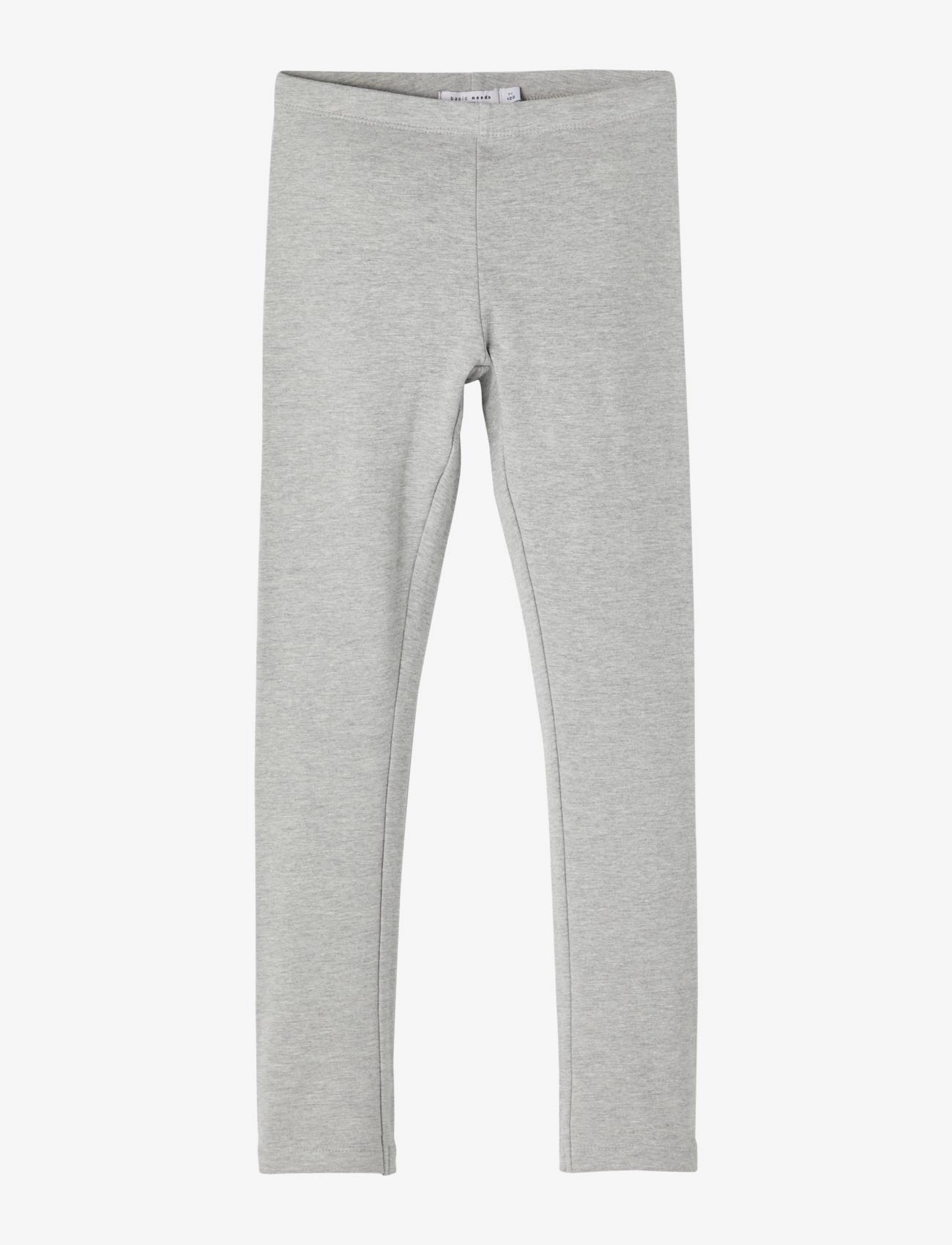 name it NKFDAVINA SOLID SWE LEGGING  BRU N NOOS - Kläder - GREY MELANGE / grey