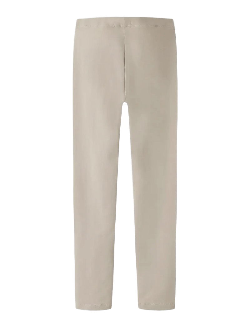 name it - NKFDAVINA SOLID SWE LEGGING BRU N NOOS - leggings - island fossil - 1