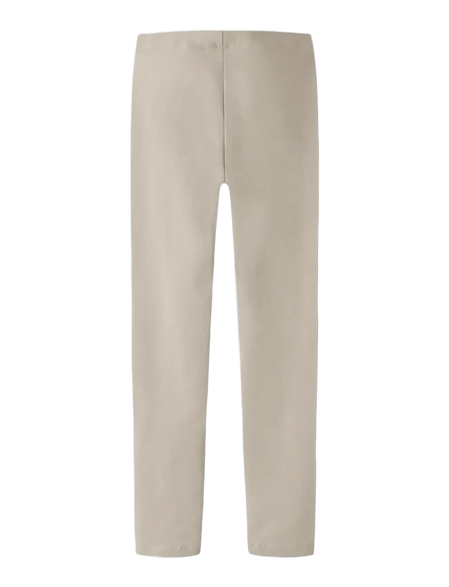 name it - NKFDAVINA SOLID SWE LEGGING BRU N NOOS - leggings - island fossil - 1