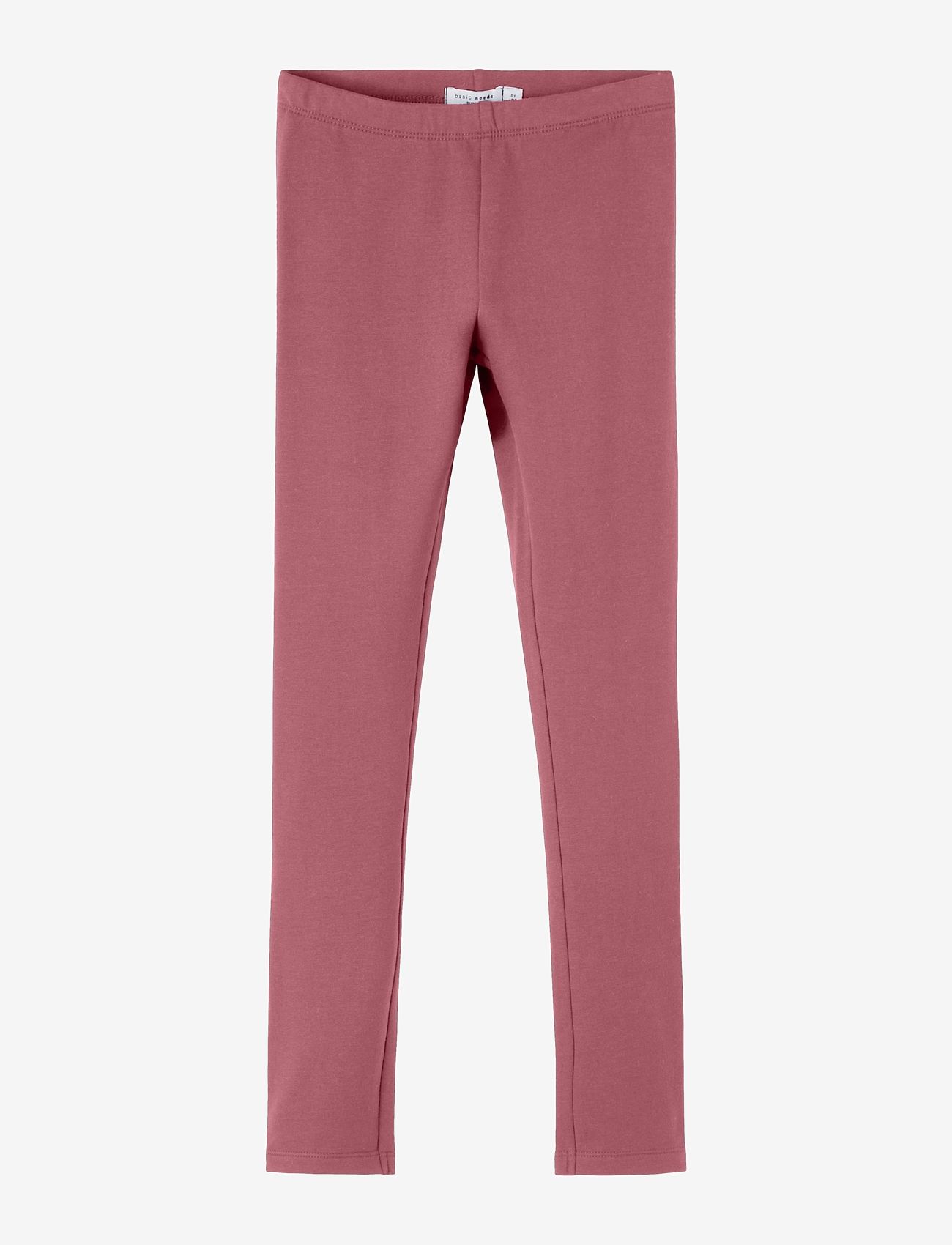name it NKFDAVINA SOLID SWE LEGGING  BRU N NOOS - Retuusid - MAUVEWOOD / burgundy