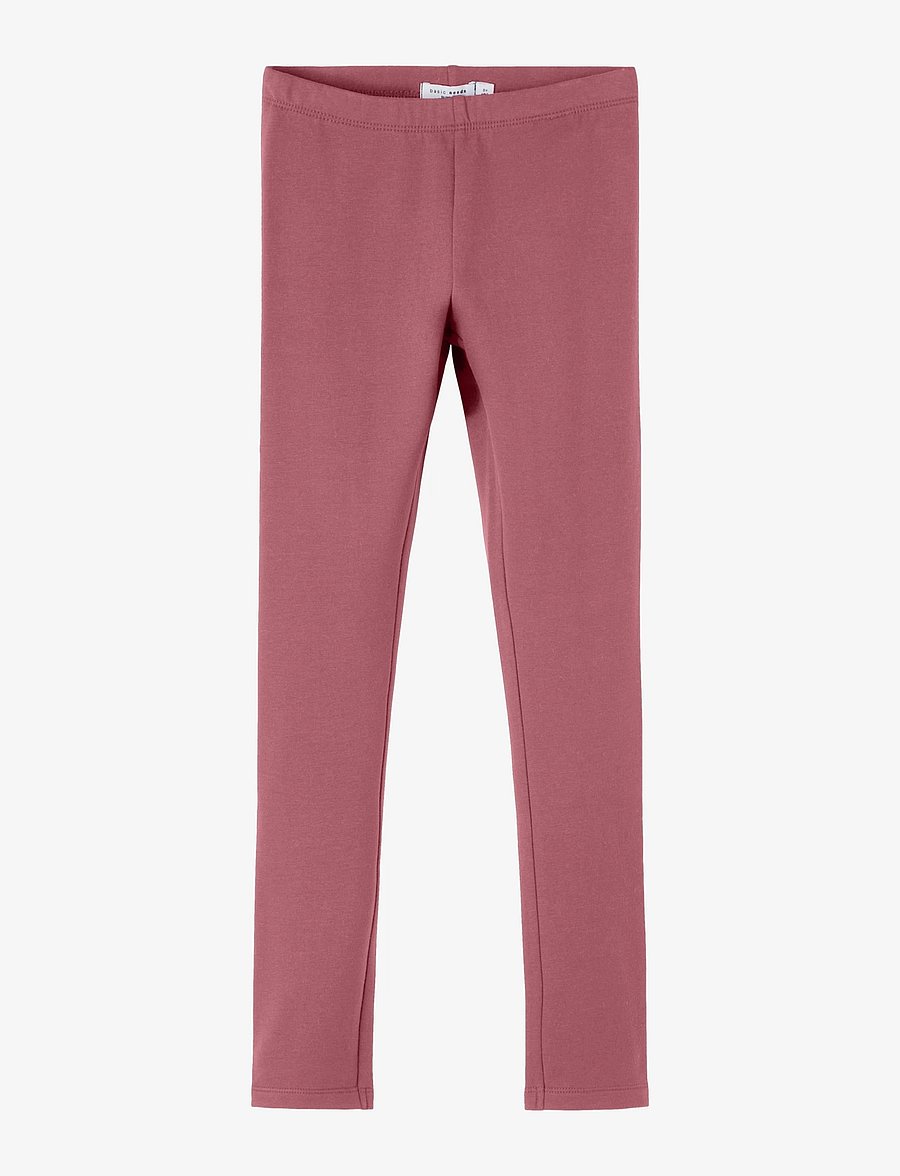 name it - NKFDAVINA SOLID SWE LEGGING BRU N NOOS - retuusid - mauvewood - 1