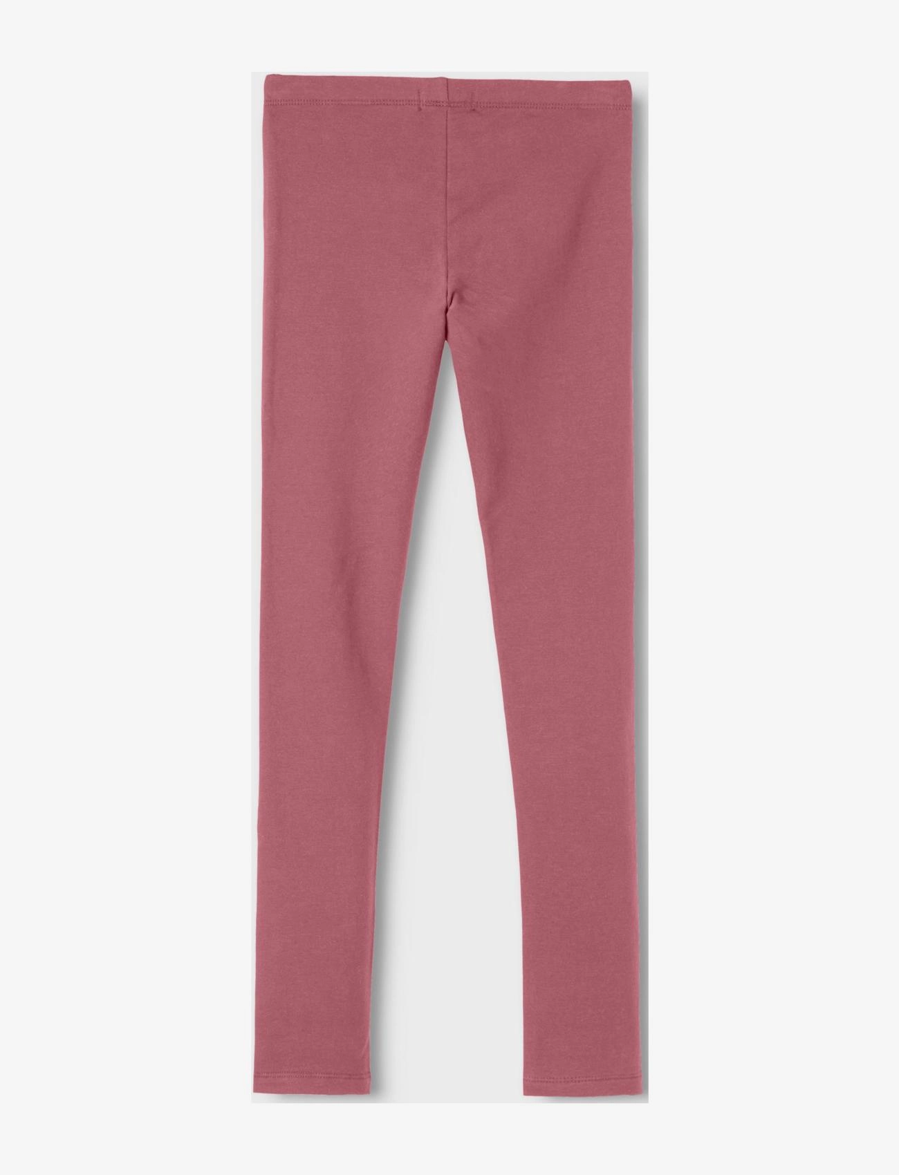 name it - NKFDAVINA SOLID SWE LEGGING  BRU N NOOS - leggings - mauvewood - 2