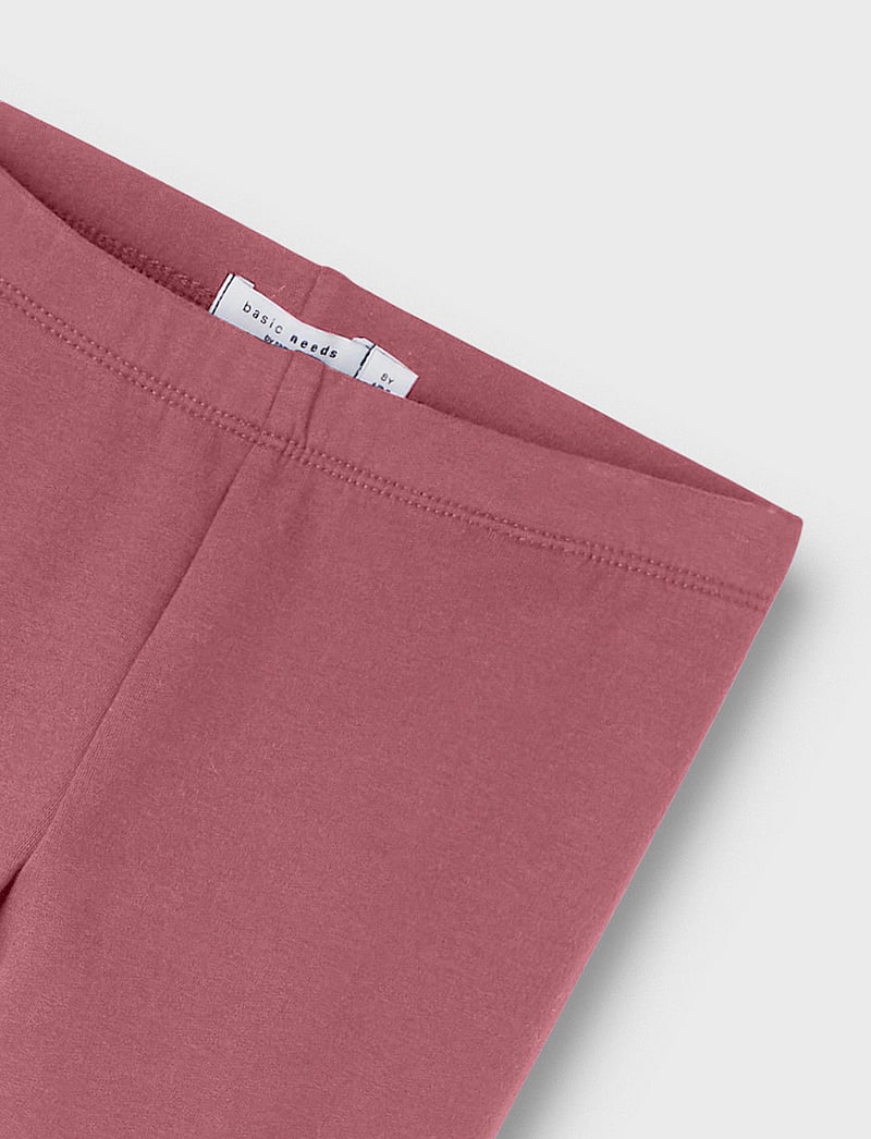 name it - NKFDAVINA SOLID SWE LEGGING BRU N NOOS - leggings - mauvewood - 4