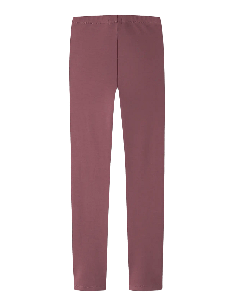 name it - NKFDAVINA SOLID SWE LEGGING BRU N NOOS - leggings - wild ginger - 1