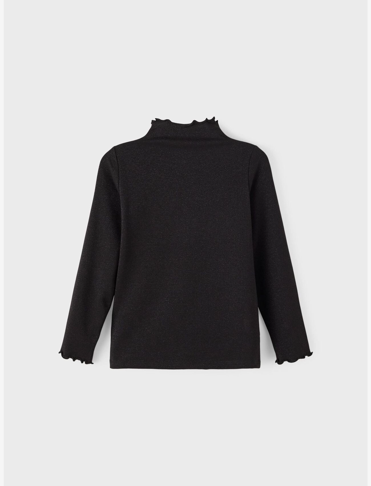 name it - NKFRIKORT LS SLIM TOP - black - 2