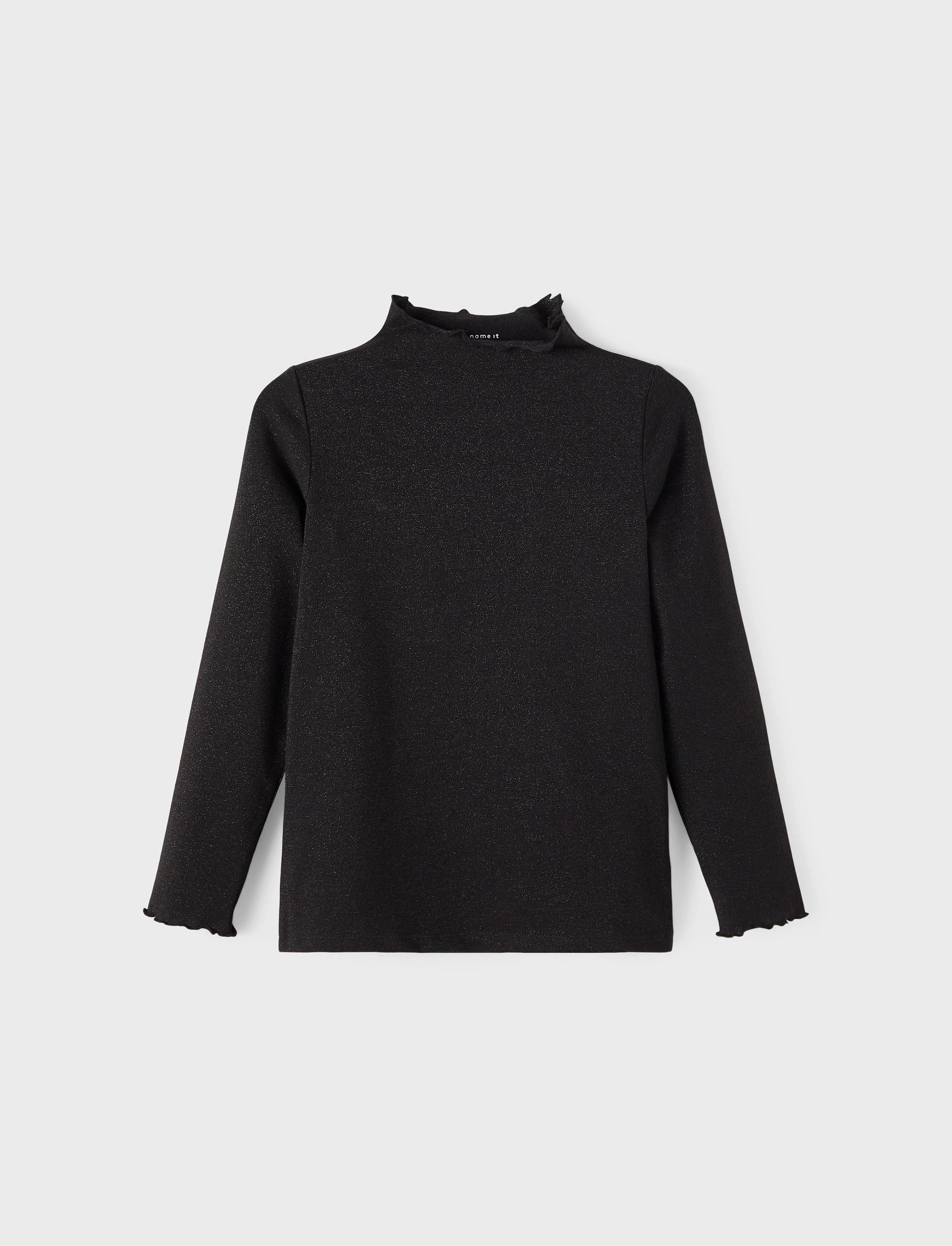 name it - NKFRIKORT LS SLIM TOP - black - 5