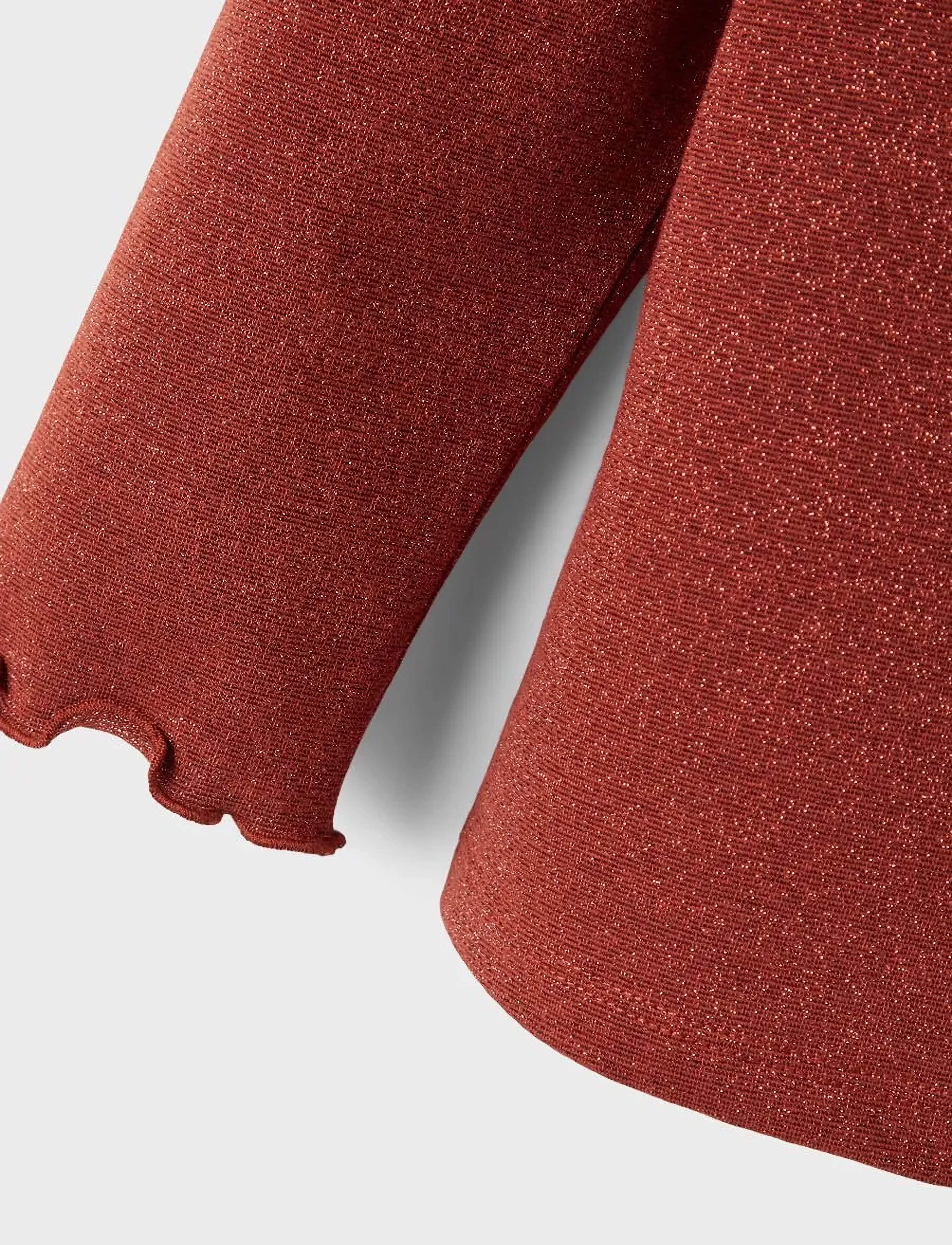name it - NKFRIKORT LS SLIM TOP - spiced apple - 2