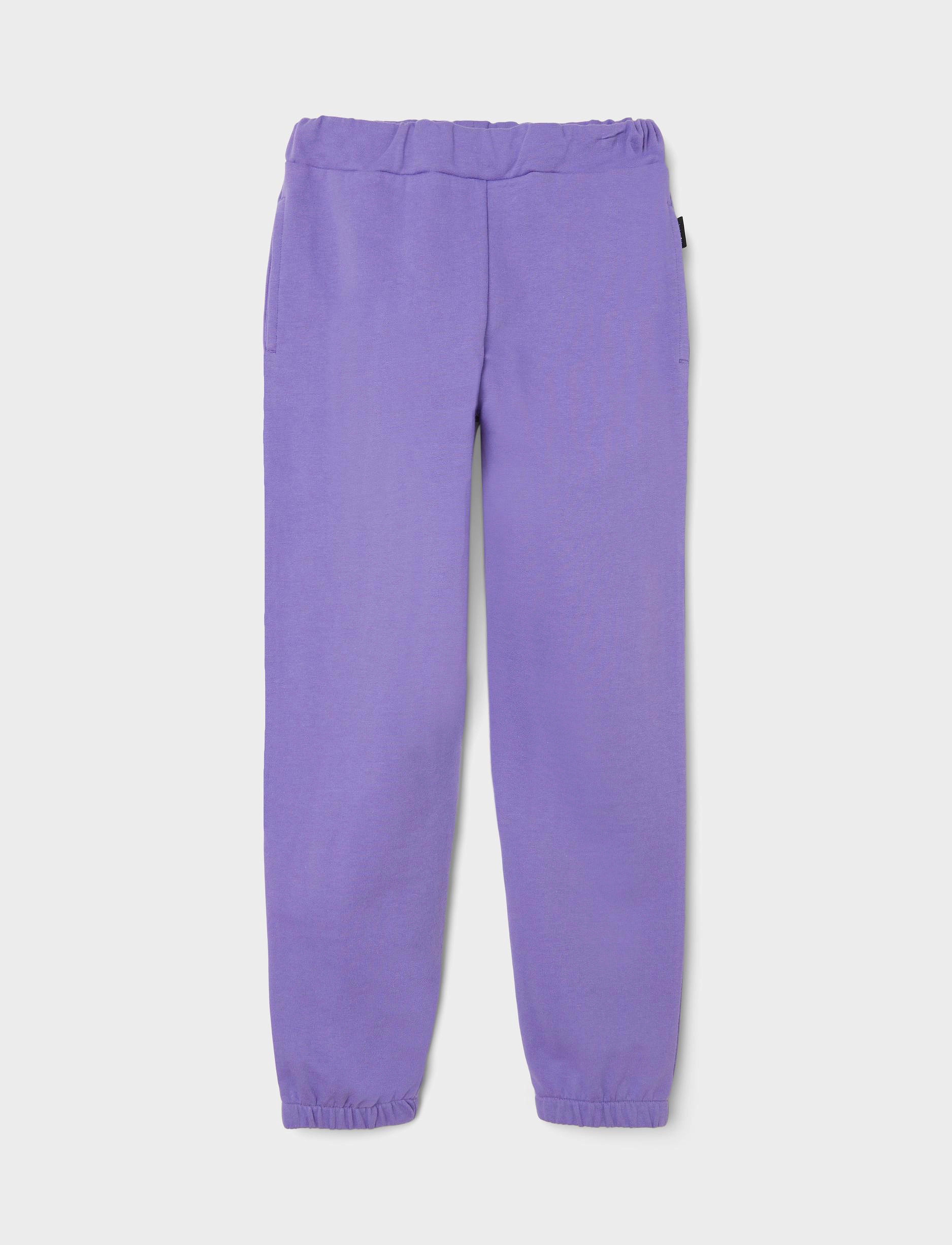 name it - NKFSWEAT PANT UNB NOOS - dahlia purple - 1