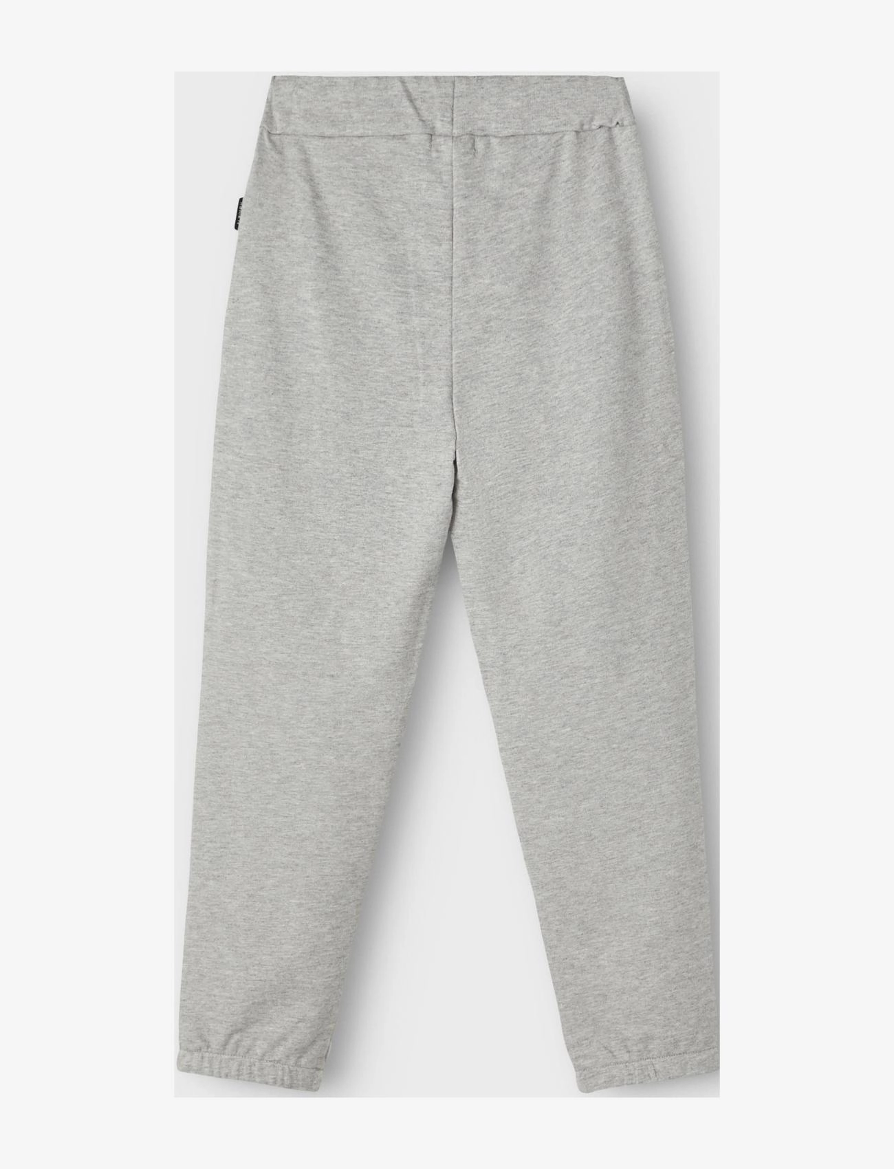 name it - NKFSWEAT PANT UNB NOOS - grey melange - 2