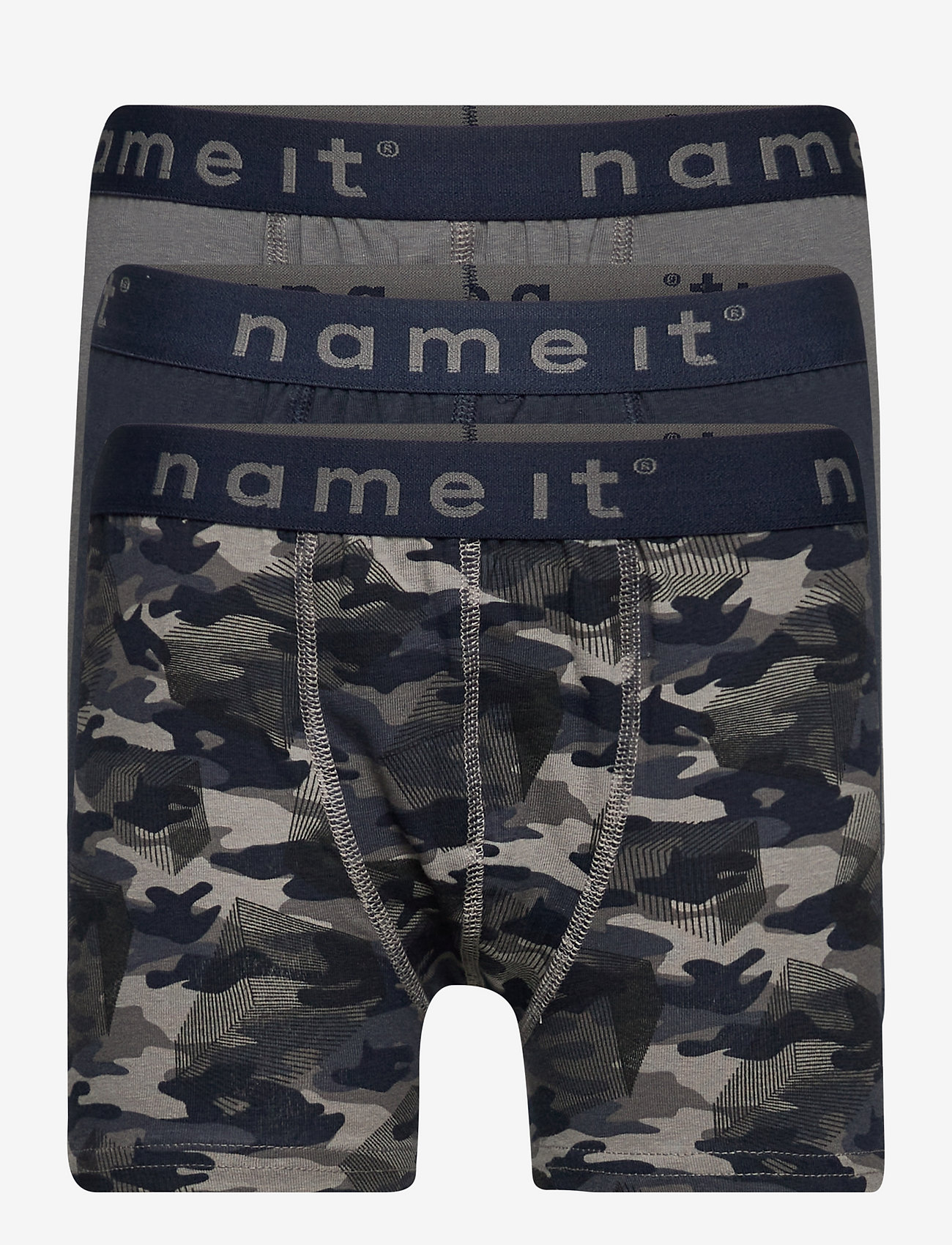 name it - NKMBOXER 3P DARK SAPPHIRE CAMO NOOS - dark sapphire - 0
