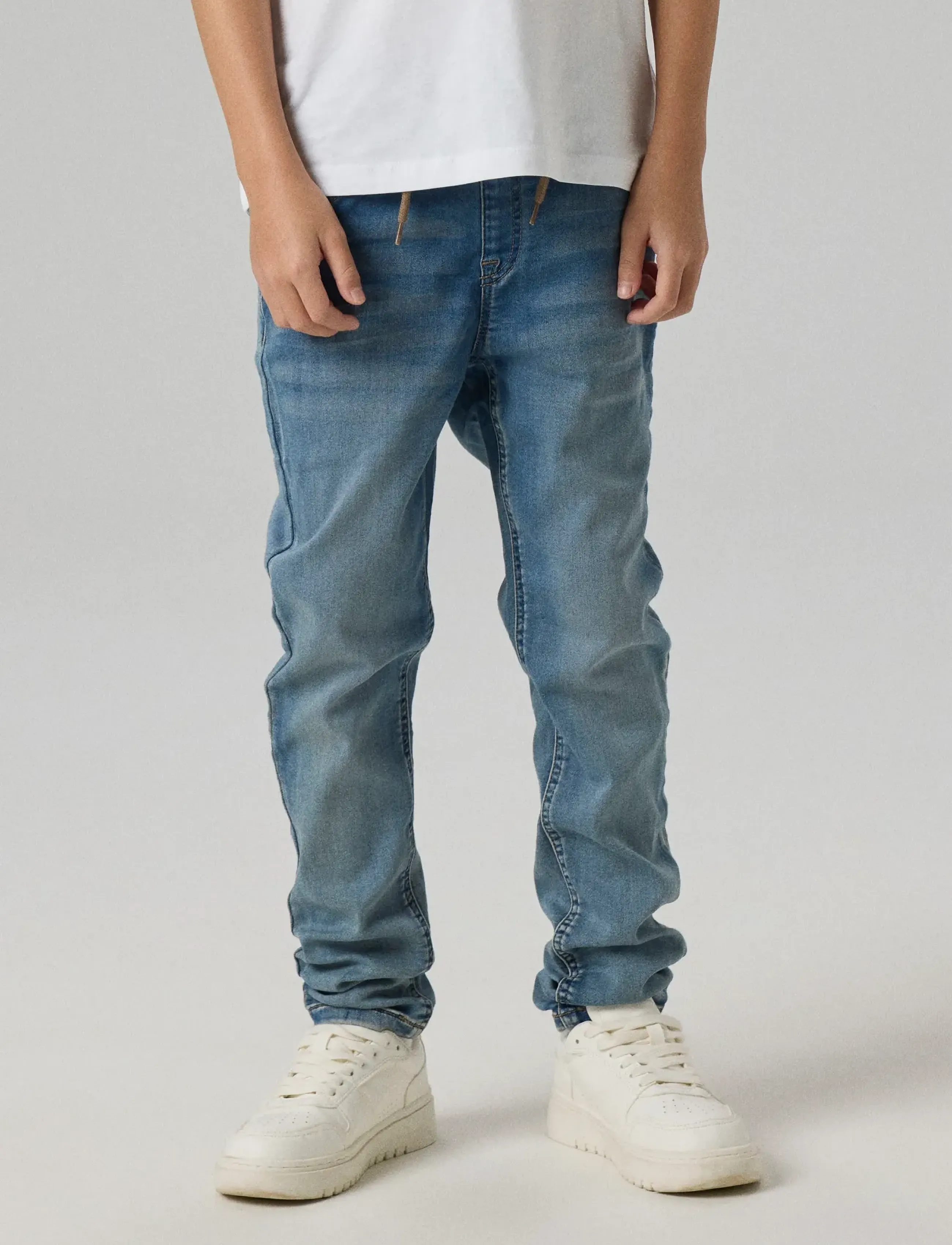 name it - NKMRYAN SLIM SWE JEANS 3370-TH NOOS - regular jeans - light blue denim - 3