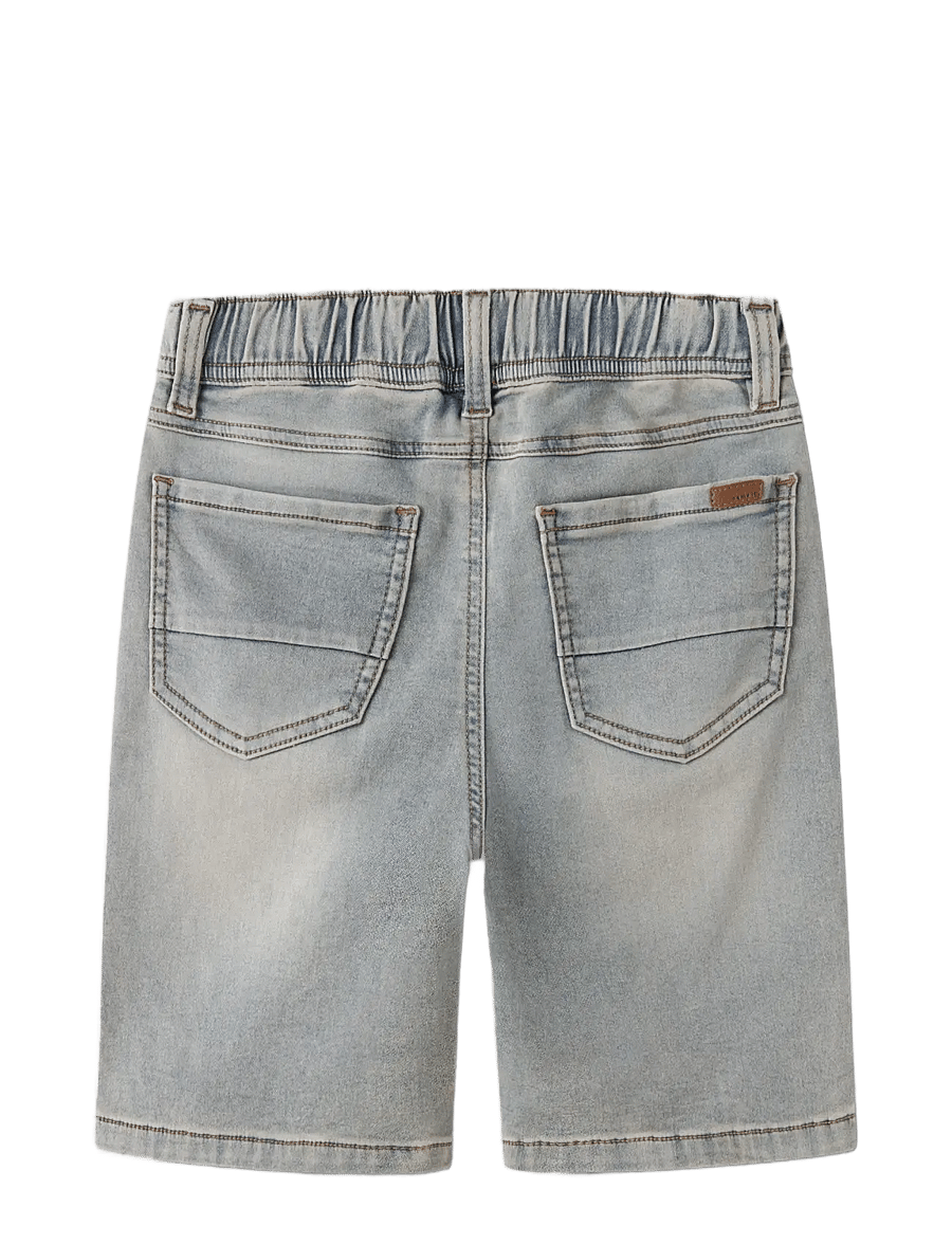 name it - NKMRYAN JOGGER DNM L SHORTS 6300-TH NOOS - denimshorts - vintage light blue denim - 1