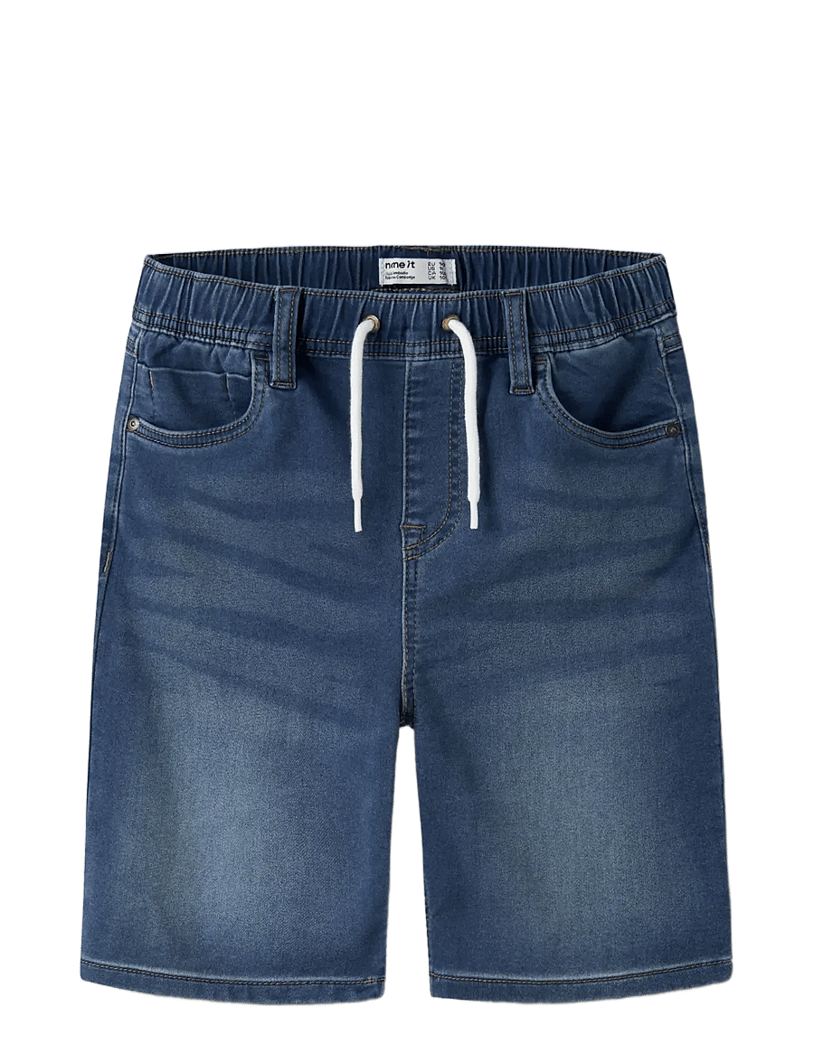 name it - NKMRYAN JOGGER DNM L SHORTS 6300-TH NOOS - lühikesed teksapüksid - dark blue denim - 0