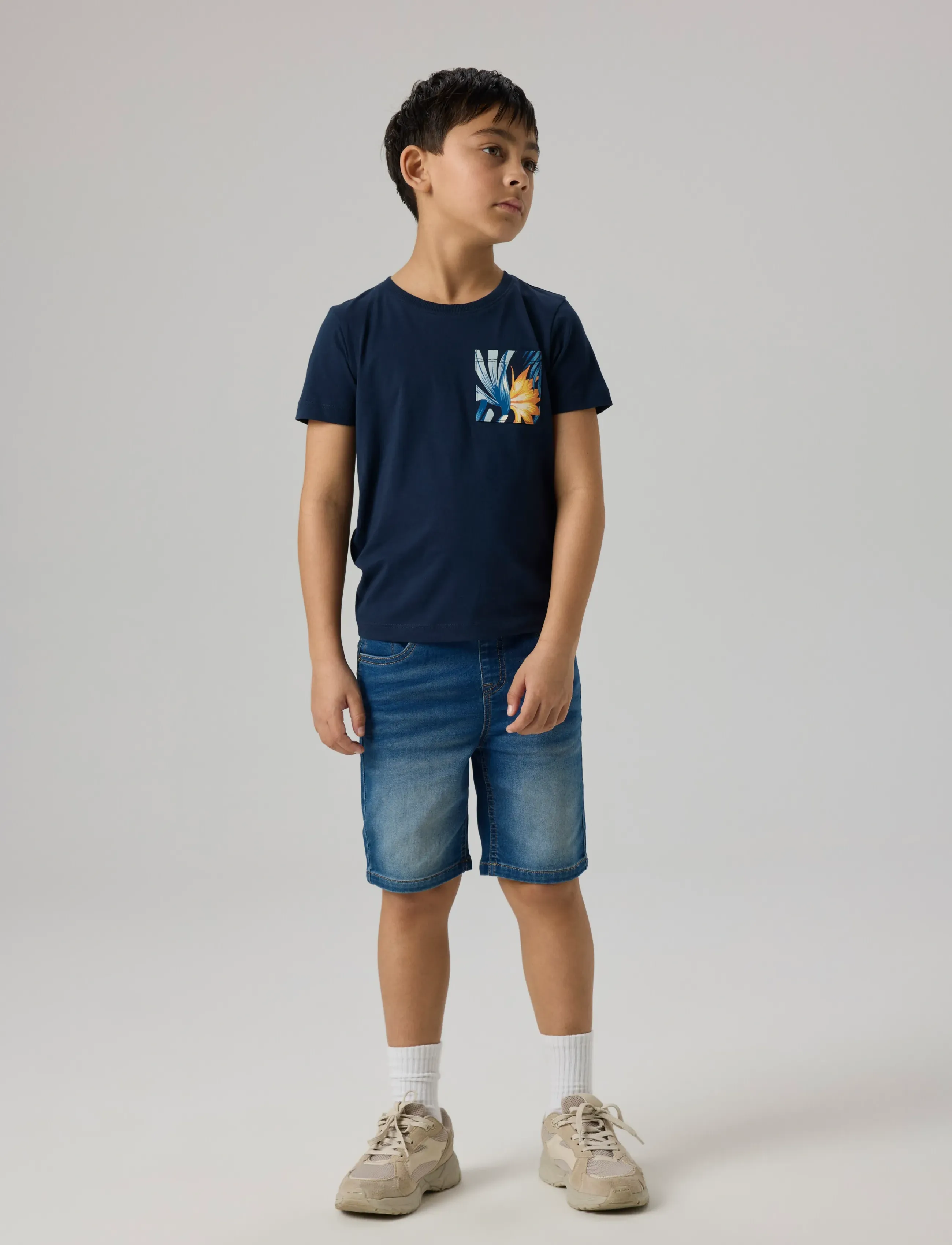 name it - NKMRYAN JOGGER DNM L SHORTS 6300-TH NOOS - denimshorts - dark blue denim - 4