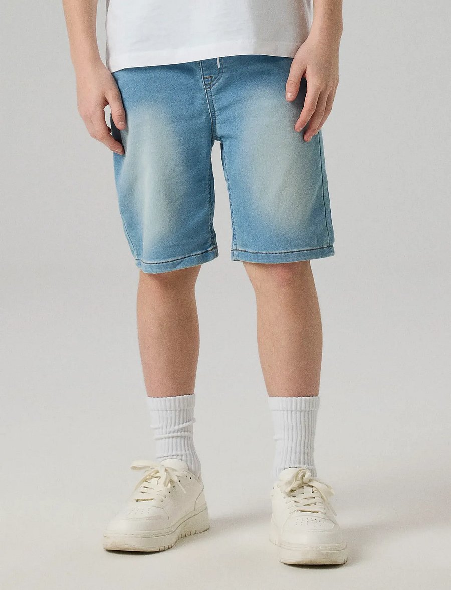 name it - NKMRYAN JOGGER DNM L SHORTS 6300-TH NOOS - jeansshorts - light blue denim - 0