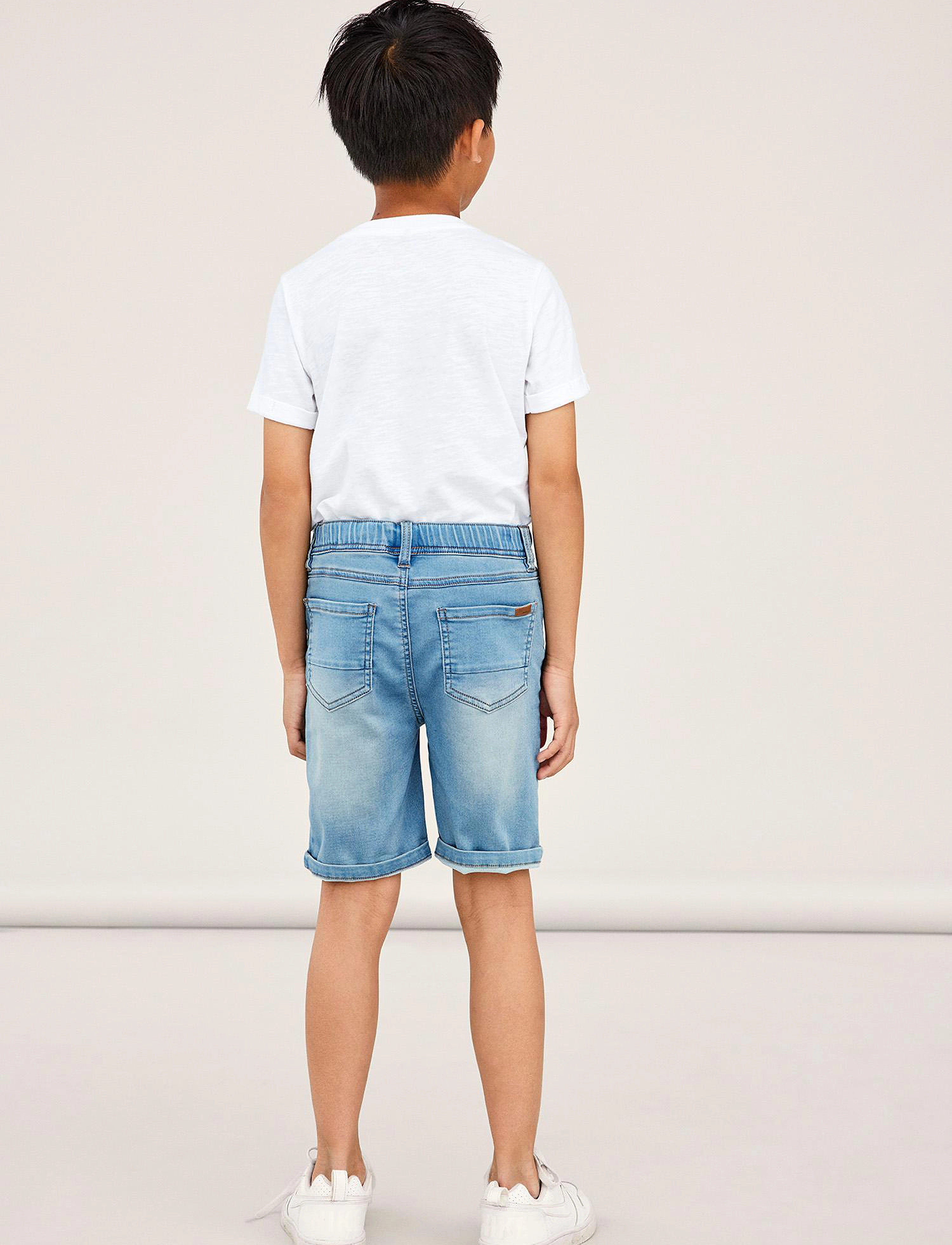name it - NKMRYAN JOGGER DNM L SHORTS 6300-TH NOOS - jeansshorts - light blue denim - 4