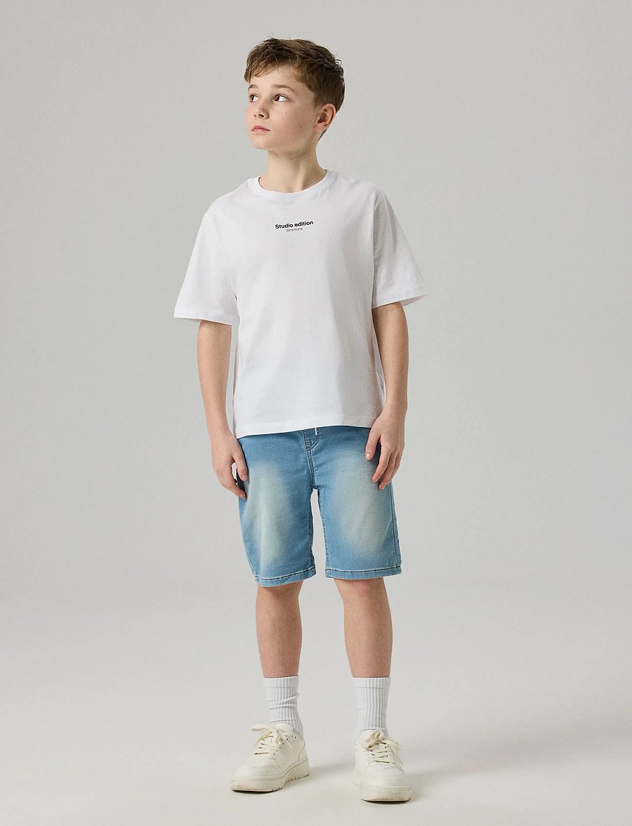 name it - NKMRYAN JOGGER DNM L SHORTS 6300-TH NOOS - jeansshorts - light blue denim - 5
