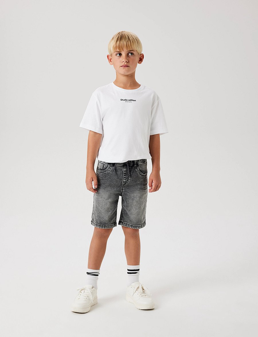 name it - NKMRYAN JOGGER DNM L SHORTS 6300-TH NOOS - jeansshorts - medium grey denim - 4