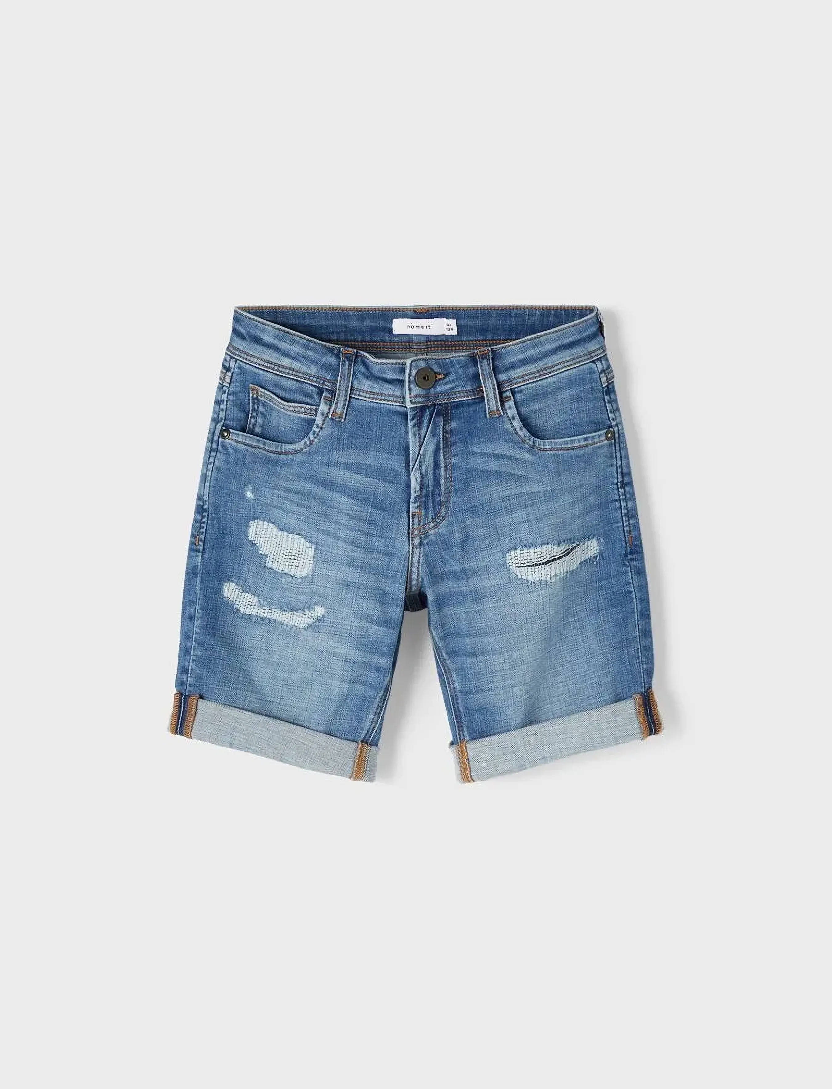 name it - NKMRYAN TAP DNM 2625-IN L SHORTS NOOS - medium blue denim - 3