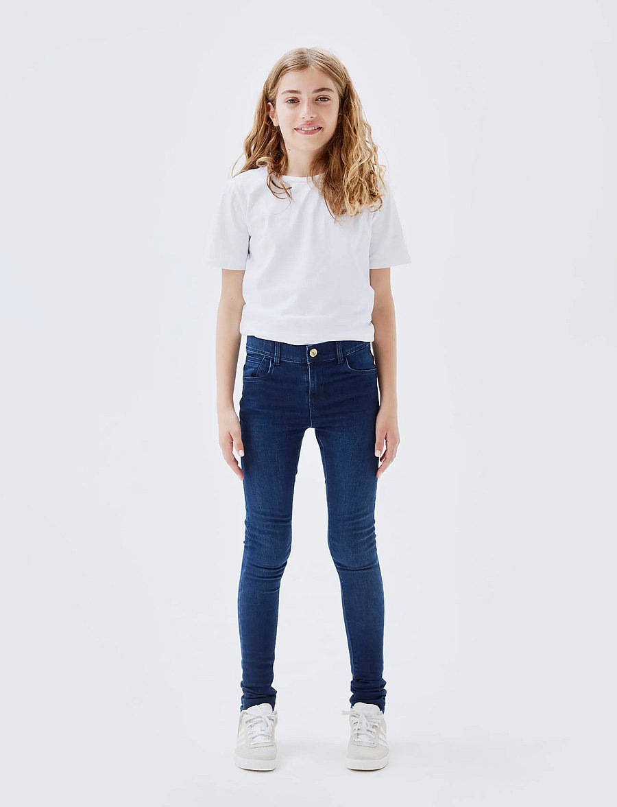 name it - NKFPOLLY DNMTASI PANT NOOS - skinny jeans - medium blue denim - 3