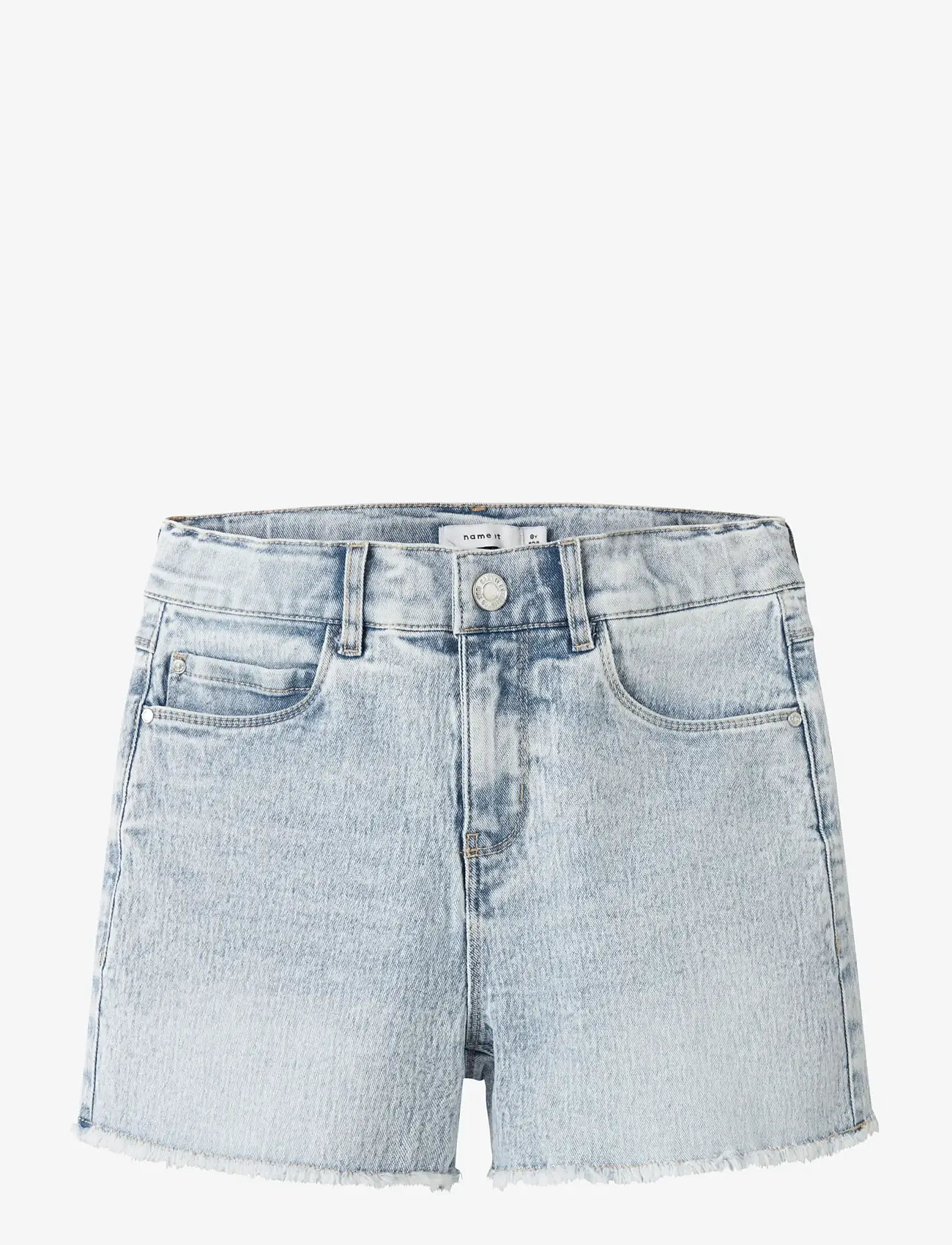 name it - NKFROSE HW MOM DNM SHORTS 8222-YA NOOS - denim shorts - light blue bleached denim - 0