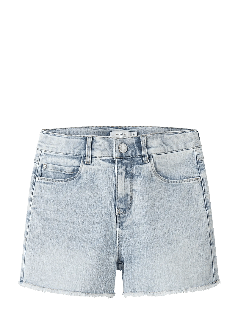 name it - NKFROSE HW MOM DNM SHORTS 8222-YA NOOS - denim shorts - light blue bleached denim - 0