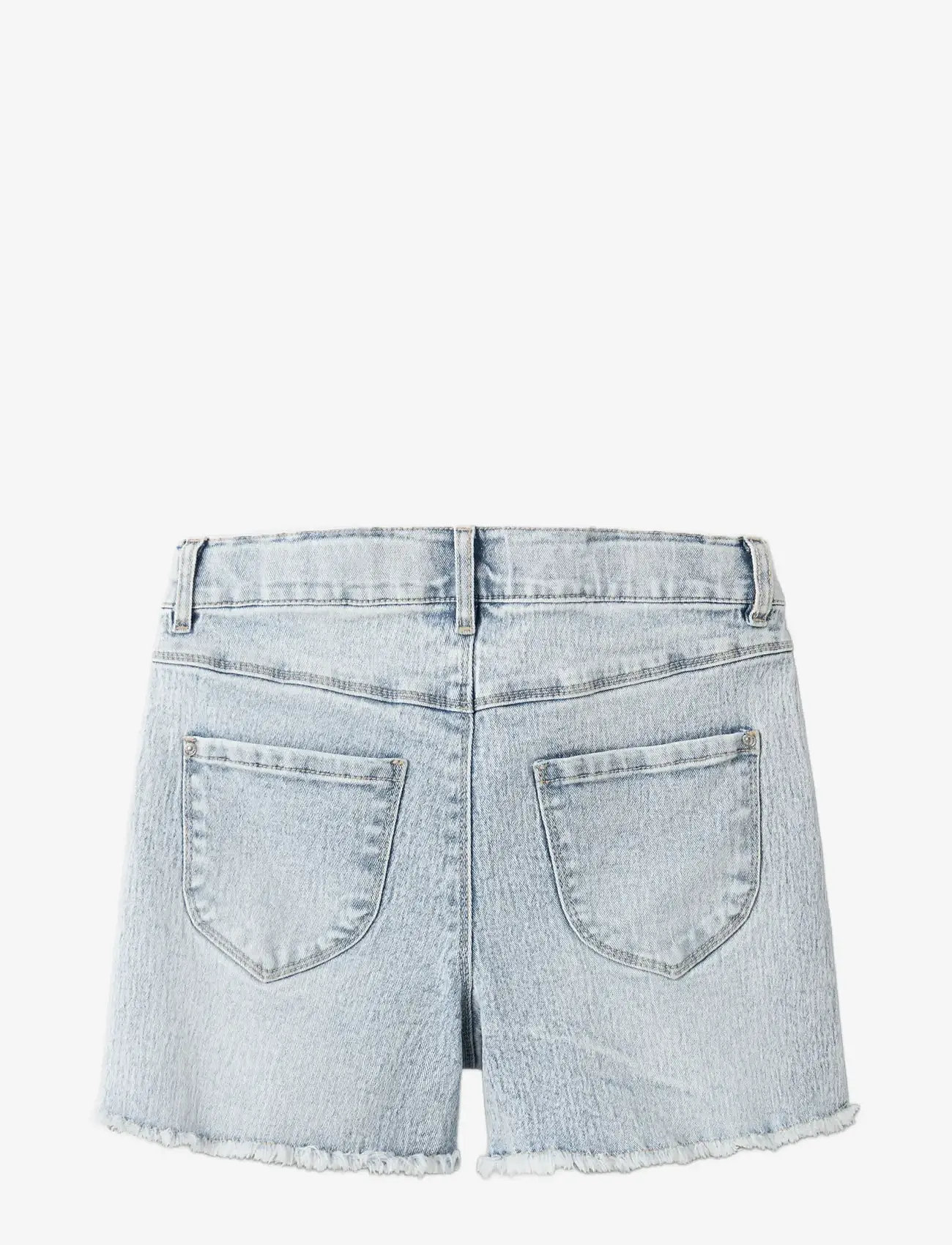 name it - NKFROSE HW MOM DNM SHORTS 8222-YA NOOS - denim shorts - light blue bleached denim - 1