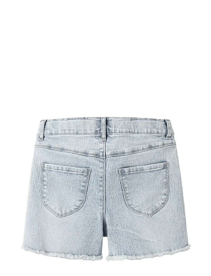 name it - NKFROSE HW MOM DNM SHORTS 8222-YA NOOS - denim shorts - light blue bleached denim - 1