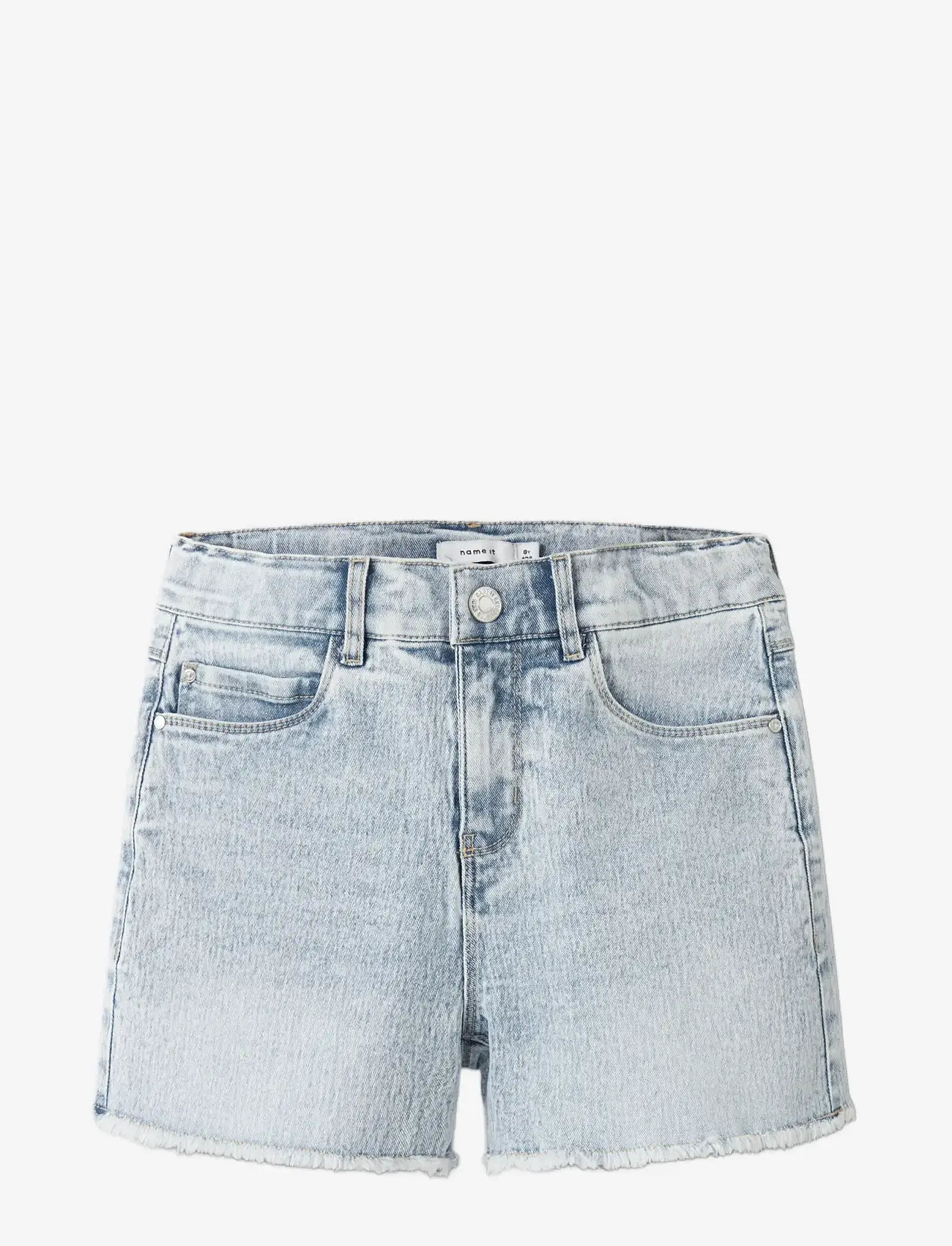 name it - NKFROSE HW MOM DNM SHORTS 8222-YA NOOS - denim shorts - light blue bleached denim - 2
