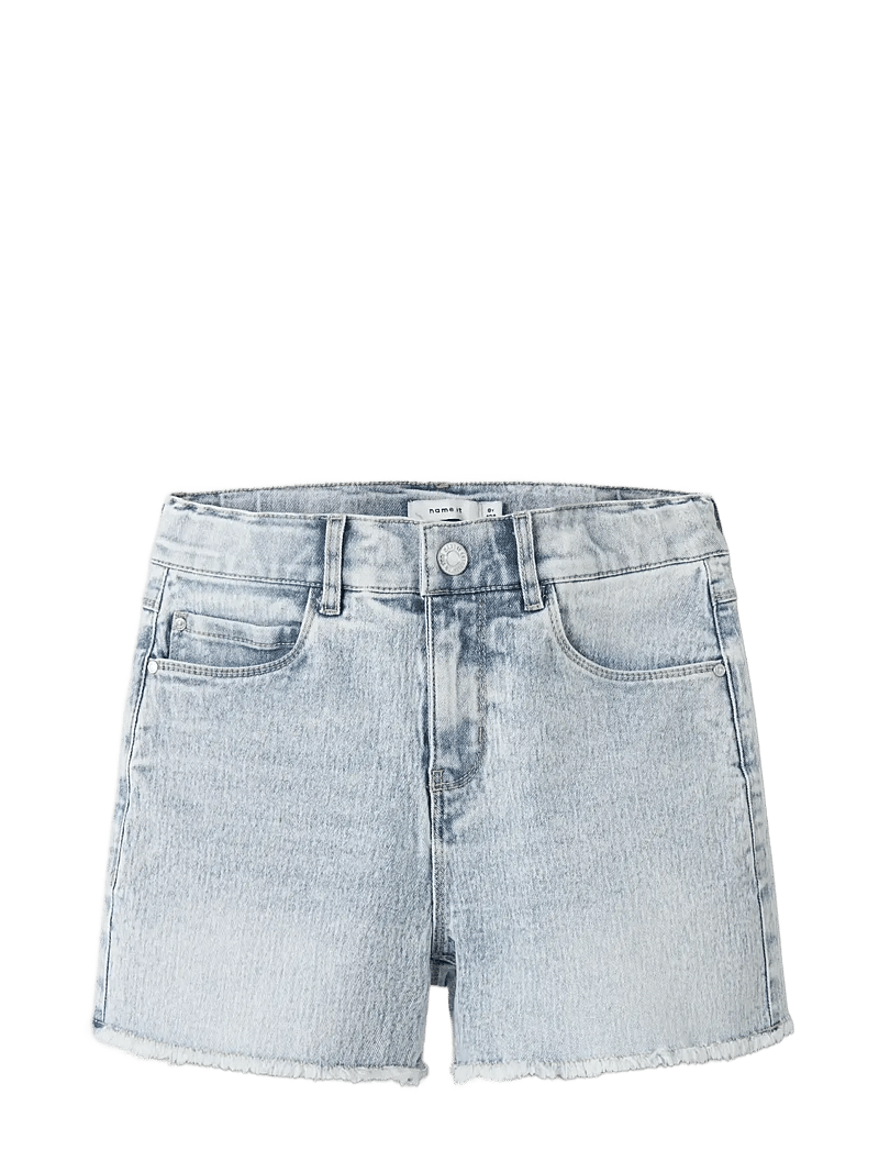 name it - NKFROSE HW MOM DNM SHORTS 8222-YA NOOS - denim shorts - light blue bleached denim - 2