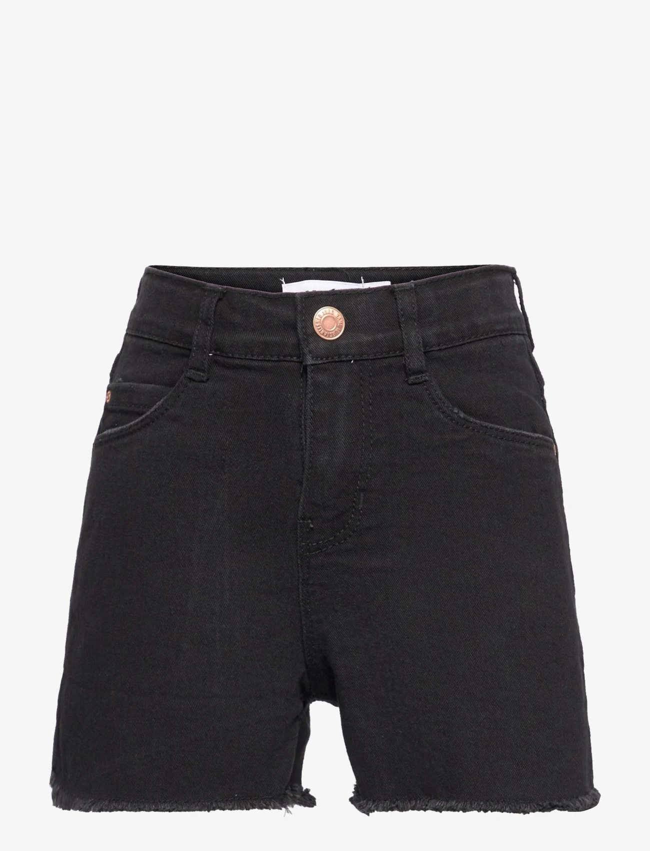 name it - NKFRANDI DNMTAYA HW MOM SHORT - jeansshorts - black denim - 0