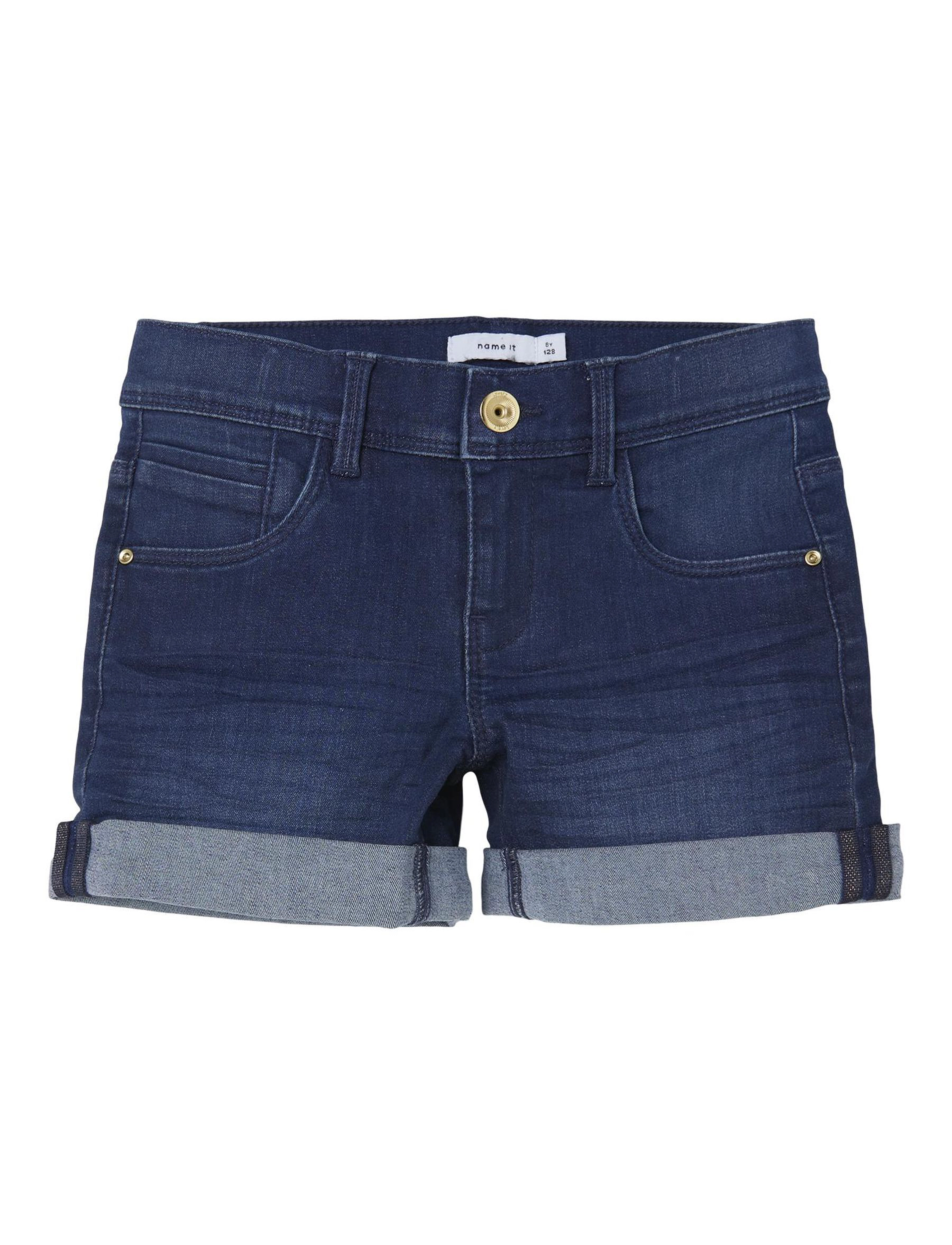 name it - NKFSALLI SLIM DNM SHORTS 5221-TA NOOS - medium blue denim - 3