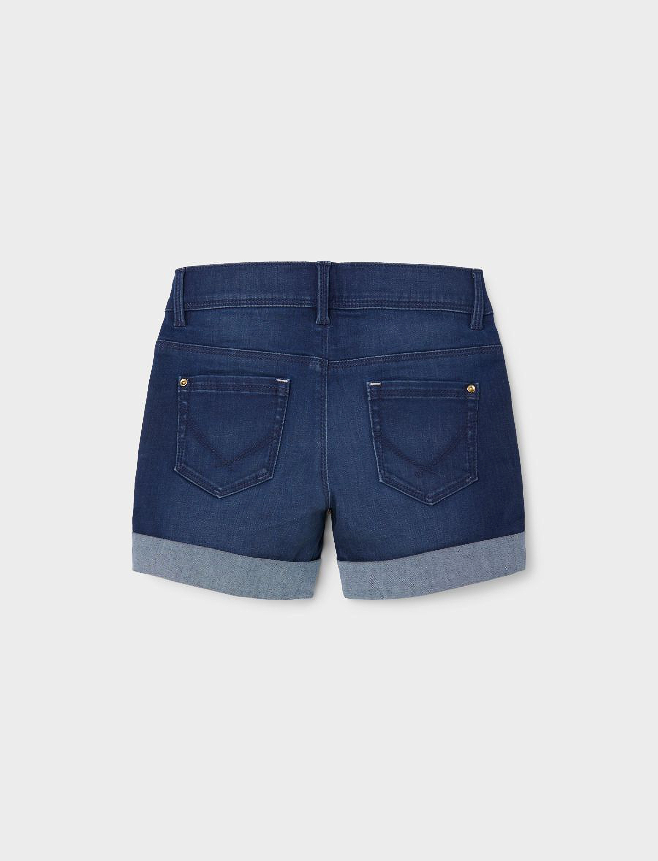 name it - NKFSALLI SLIM DNM SHORTS 5221-TA NOOS - medium blue denim - 4