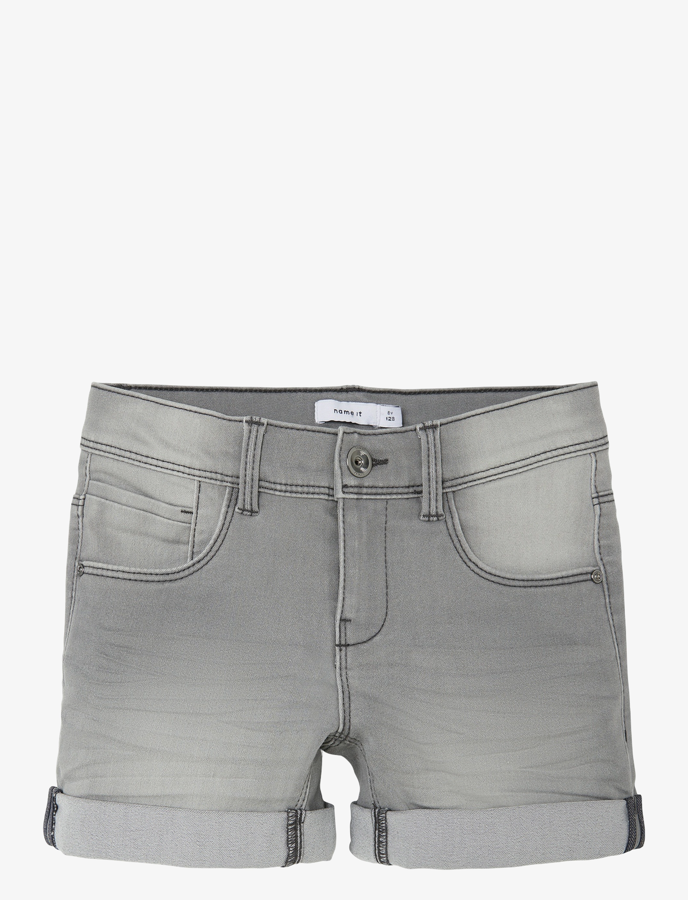 name it - NKFSALLI SLIM DNM SHORTS 5221-TA NOOS - medium grey denim - 1