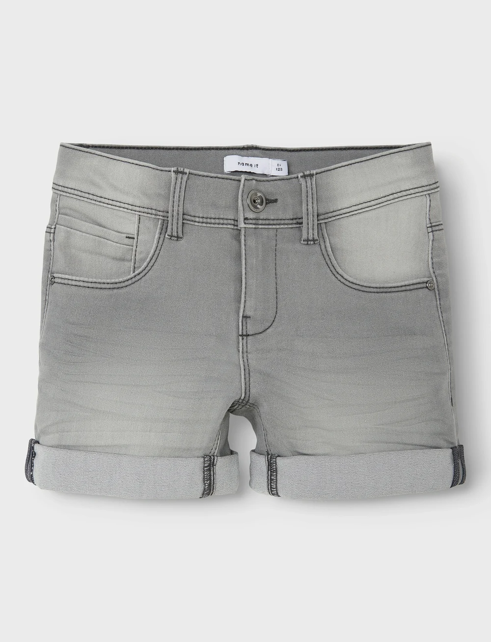 name it - NKFSALLI DNMTASIS SHORTS - short en jeans - medium grey denim - 0