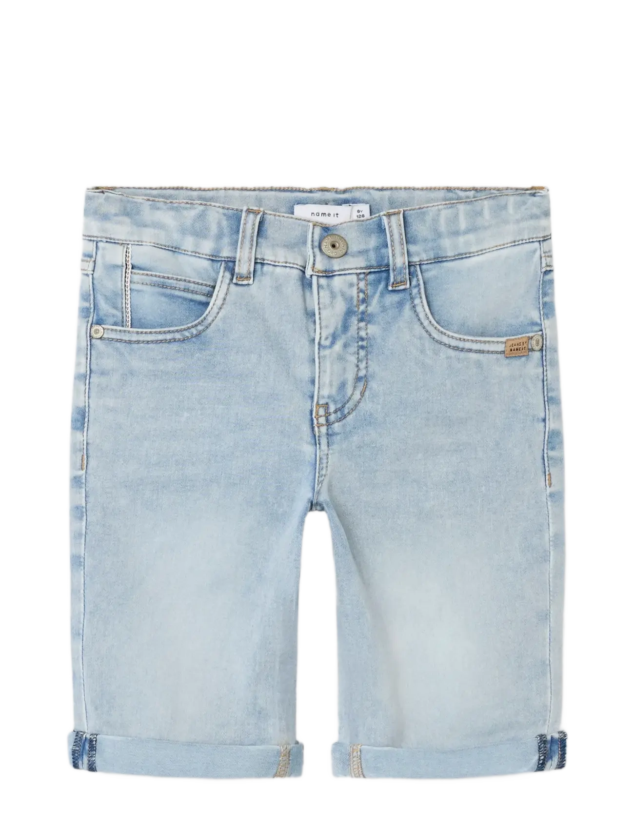 name it NKMTHEO XSL DNM L SHORTS 6622-CL NOOS - Shoppa under 200kr - LIGHT BLUE BLEACHED DENIM / blue