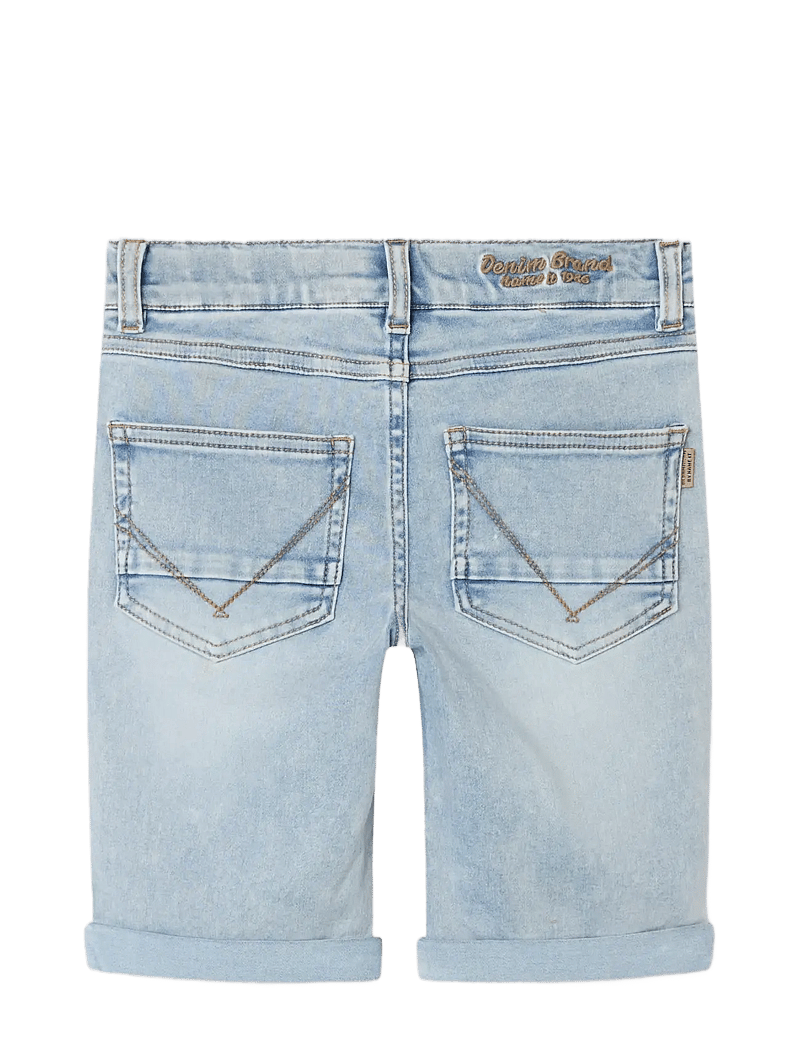 name it - NKMTHEO XSL DNM L SHORTS 6622-CL NOOS - denimshorts - light blue bleached denim - 2