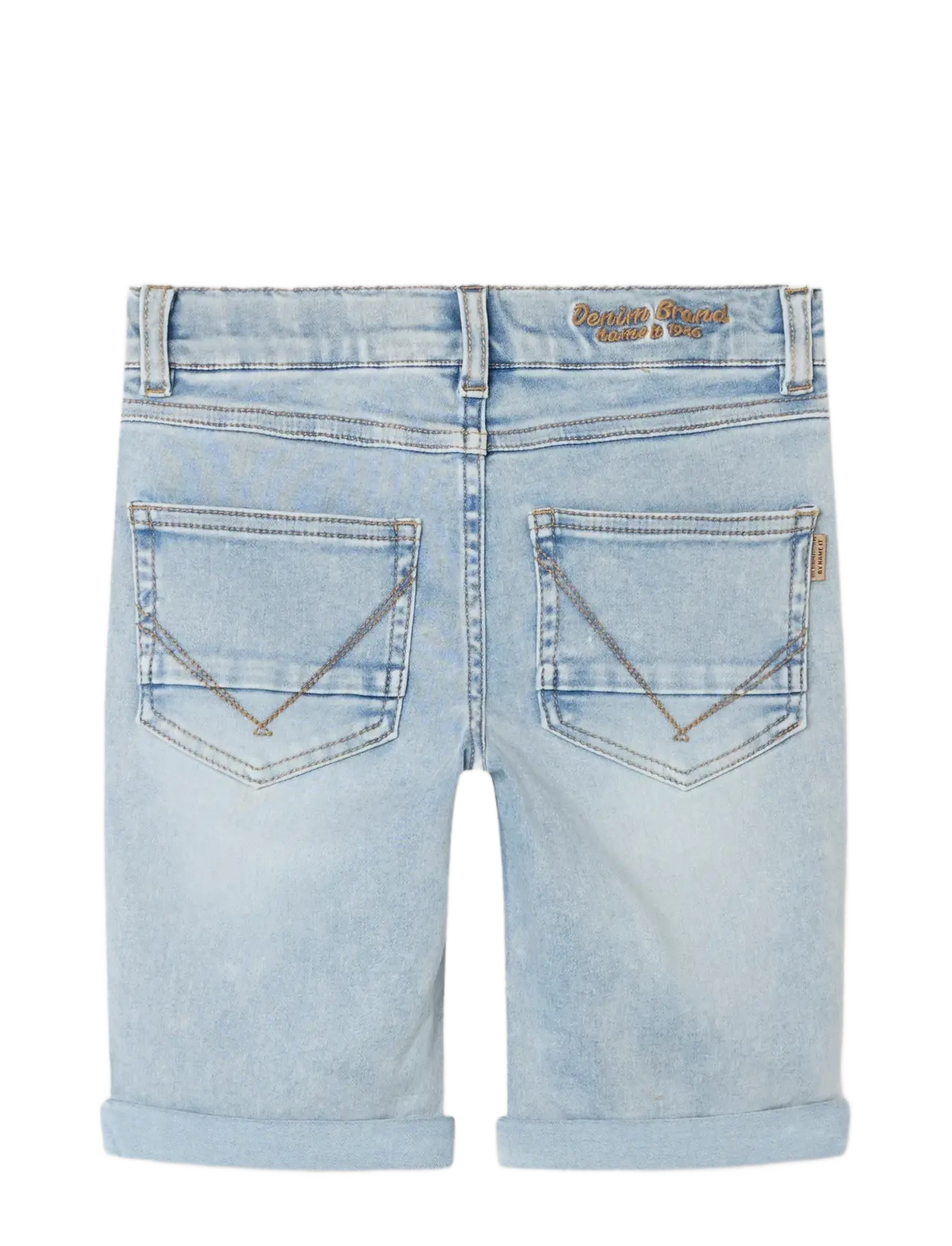 name it - NKMTHEO XSL DNM L SHORTS 6622-CL NOOS - denimshorts - light blue bleached denim - 1