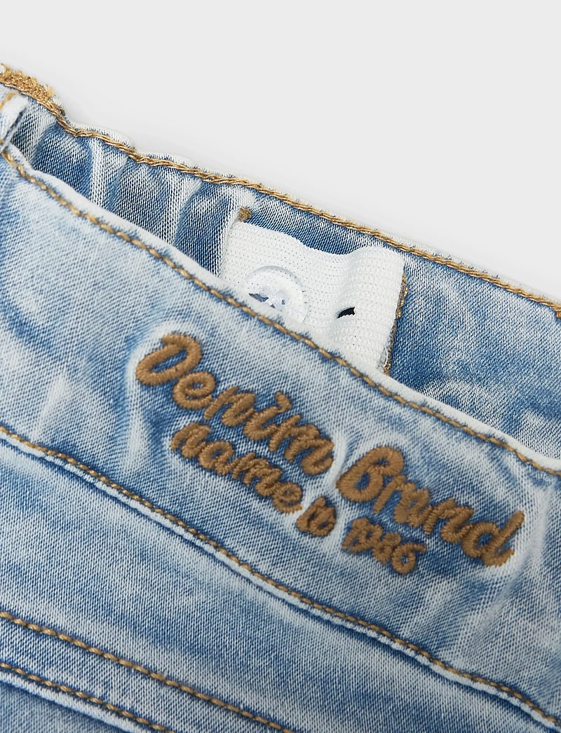name it - NKMTHEO XSL DNM L SHORTS 6622-CL NOOS - denimshorts - light blue bleached denim - 5